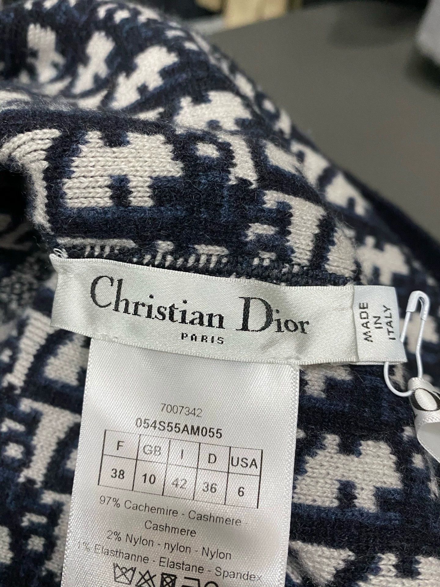 Dior Dior Oblique double-faced sweater FR 38 Size S / US 4 / IT 40 - 7 Thumbnail