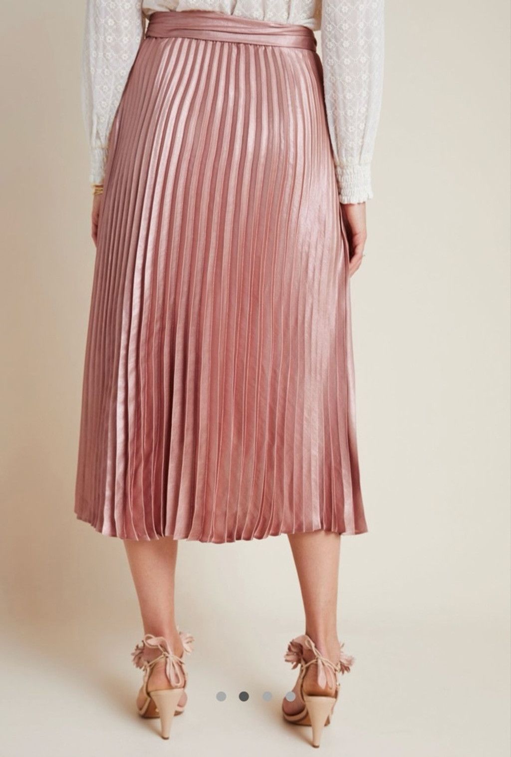 Anthropologie Anthropologie Maeve Paulina Pleated Midi Skirt Size 26" / US 2 / IT 38 - 2 Thumbnail