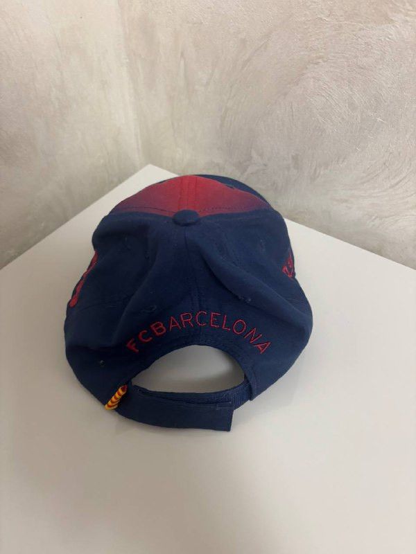 Vintage FCB Football Club Barcelona Barca Cap Hat Blue Red Size ONE SIZE - 3 Thumbnail
