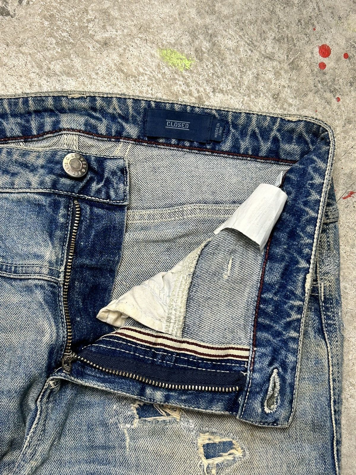 CLOSED × Marithe + Francois Girbaud Closed Ripped Jeans Blush Denim Size 28" / US 6 / IT 42 - 7 Thumbnail