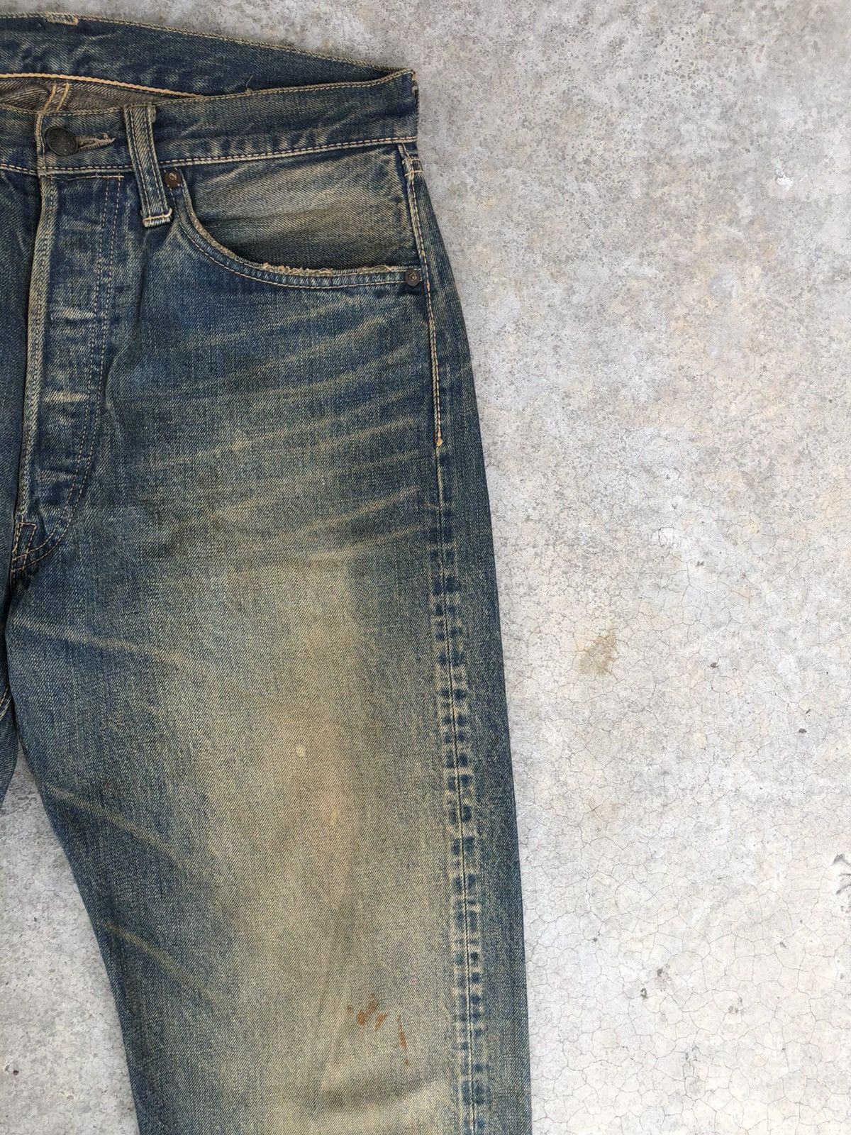 Sugar Cane Vintage Sugarcane 065 Distressed Denim Selvedge Denim Star Size US 32 / EU 48 - 7 Thumbnail