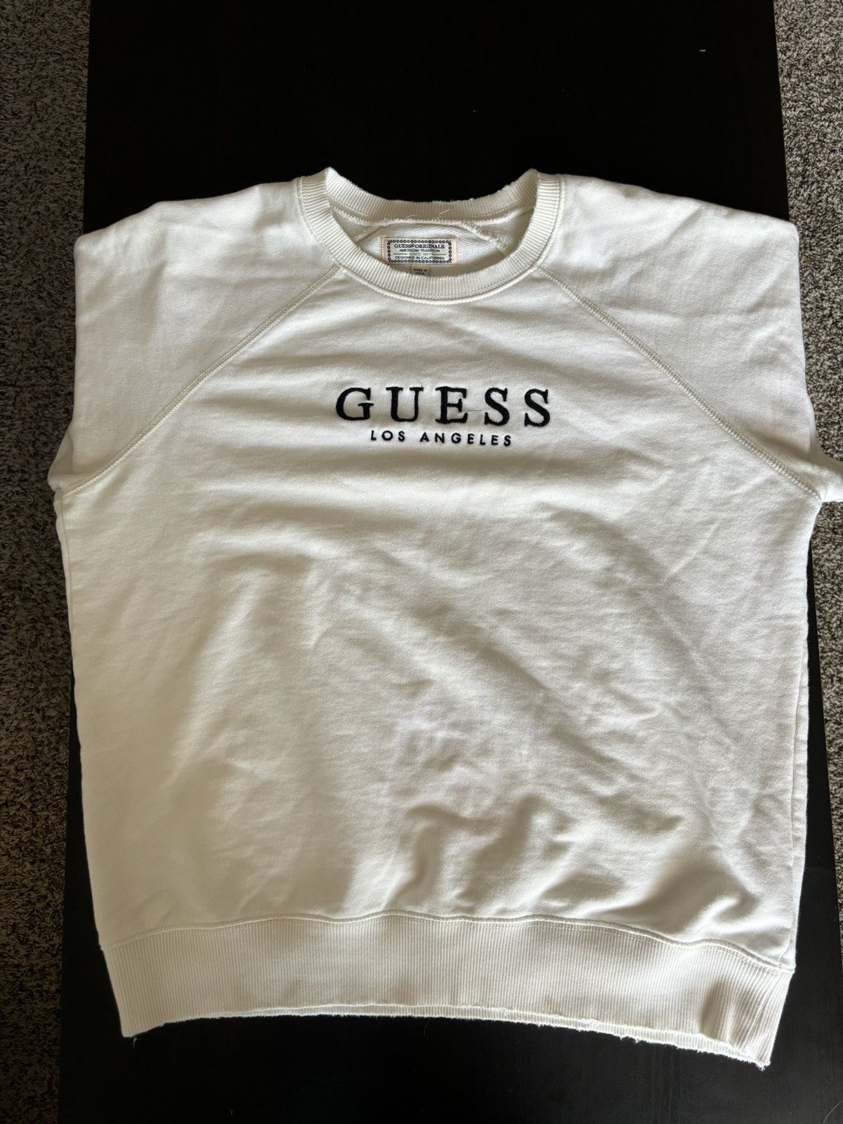 Guess Vintage-Inspired Los Angeles Short Sleeve Sweatshirt Size US M / EU 48-50 / 2 - 5 Thumbnail