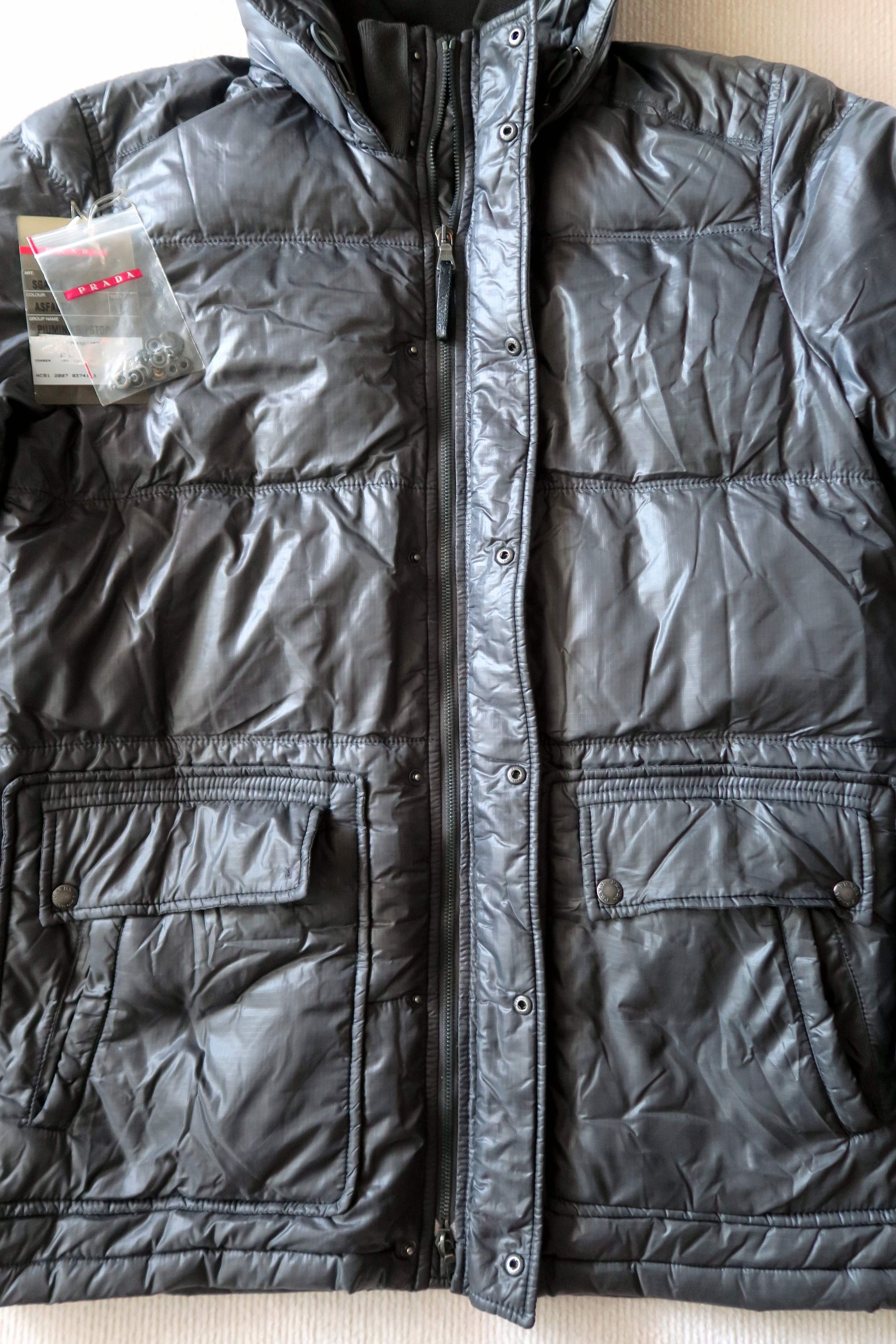 Prada Prada Quilted Puffer Down Hooded Jacket (Art. SGA829) Size US L / EU 52-54 / 3 - 14 Thumbnail