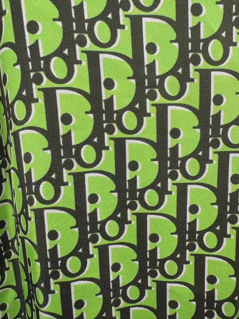 Dior Dior Green Short Sleeve Silk Shirt-2505 Size US M / EU 48-50 / 2 - 4 Thumbnail