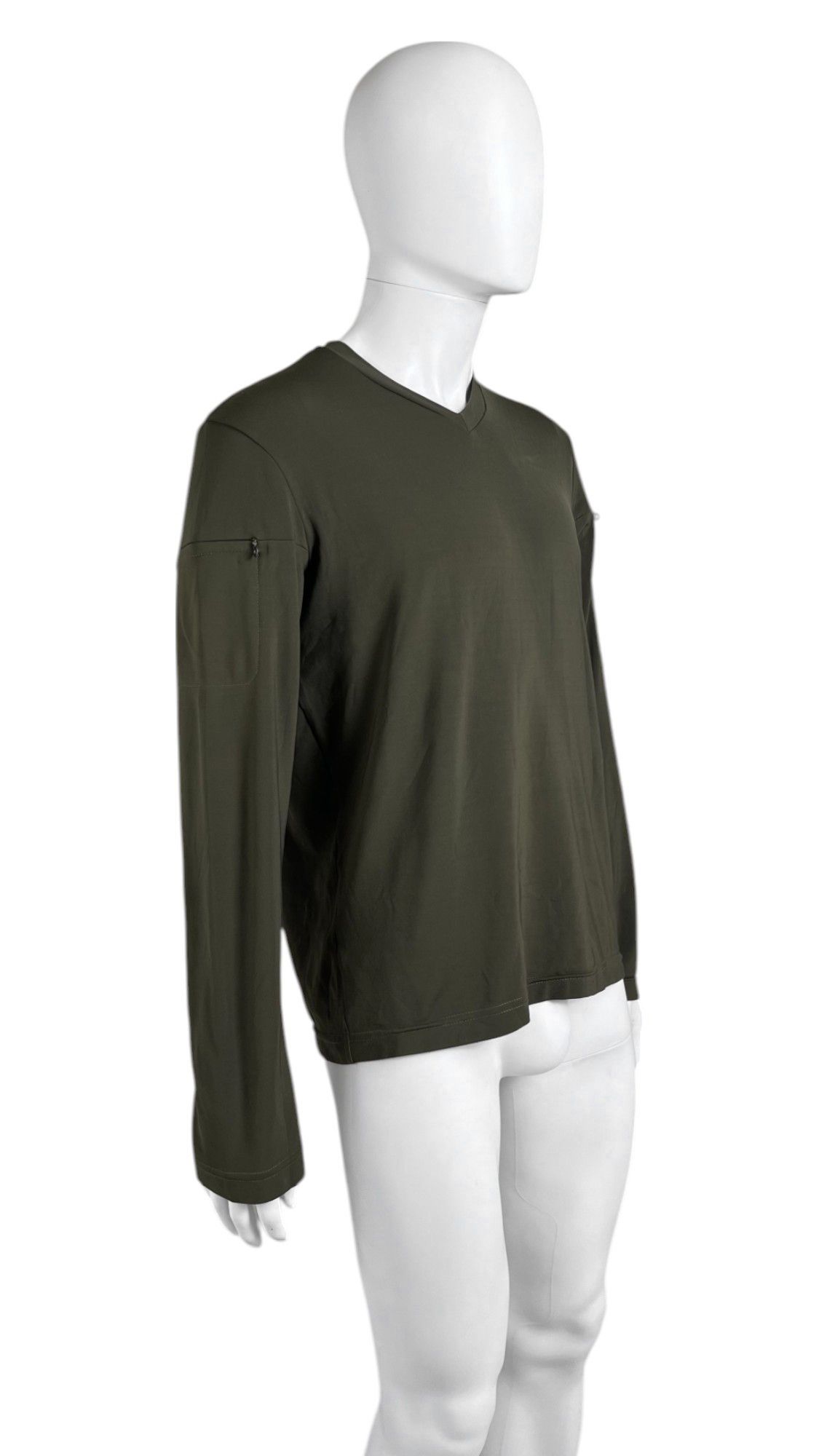 Marithe + Francois Girbaud Tactical Kaki Longsleeve Size US M / EU 48-50 / 2 - 2 Thumbnail