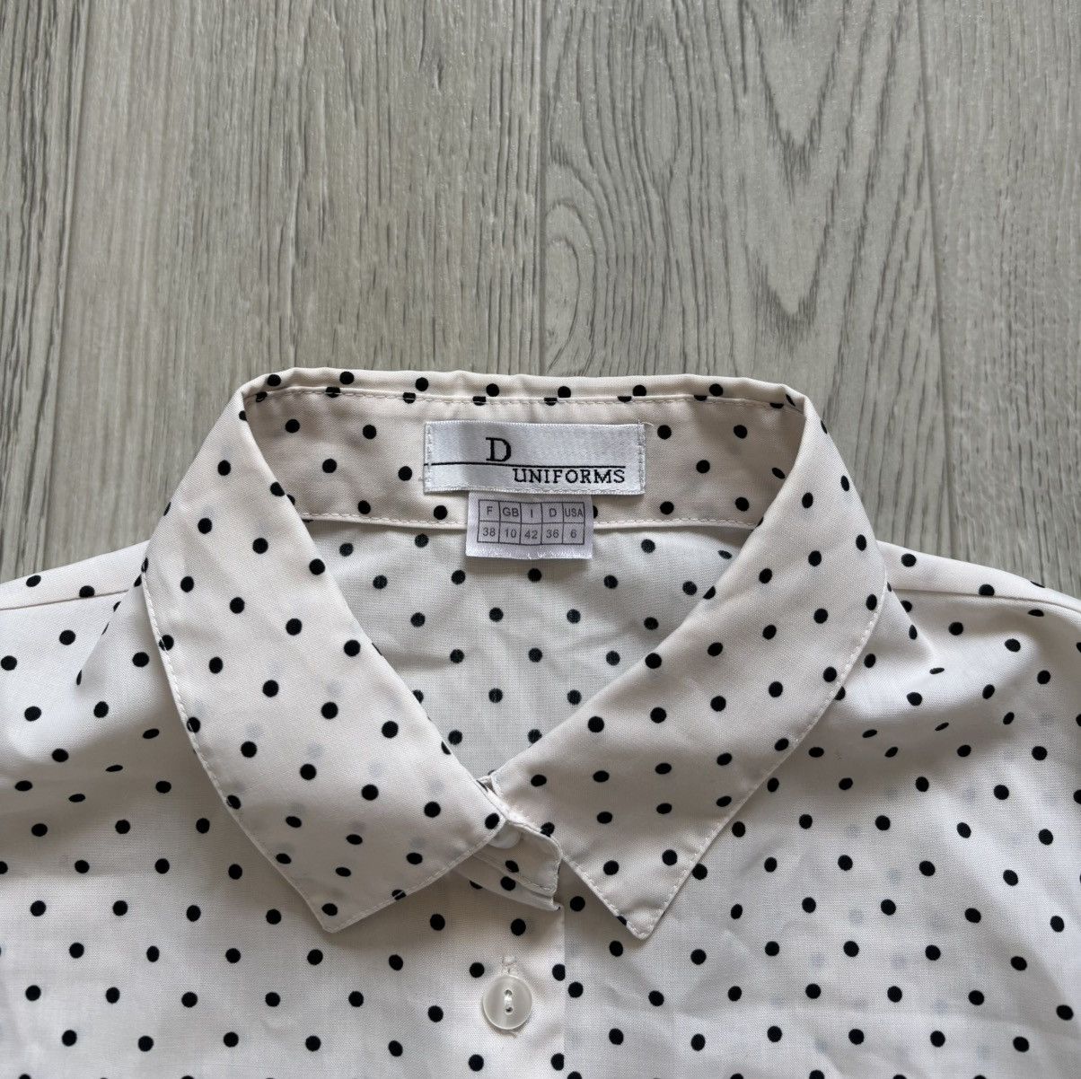 Designer × Dior Vintage D Uniforms Blouse By Dior SS21 Size M / US 6-8 / IT 42-44 - 2 Thumbnail