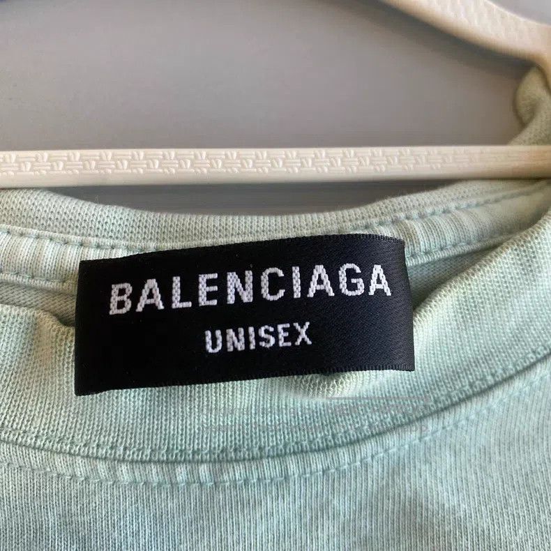 Balenciaga Balenciaga Haze Blue Snap Short Sleeve Size US XS / EU 42 / 0 - 3 Thumbnail