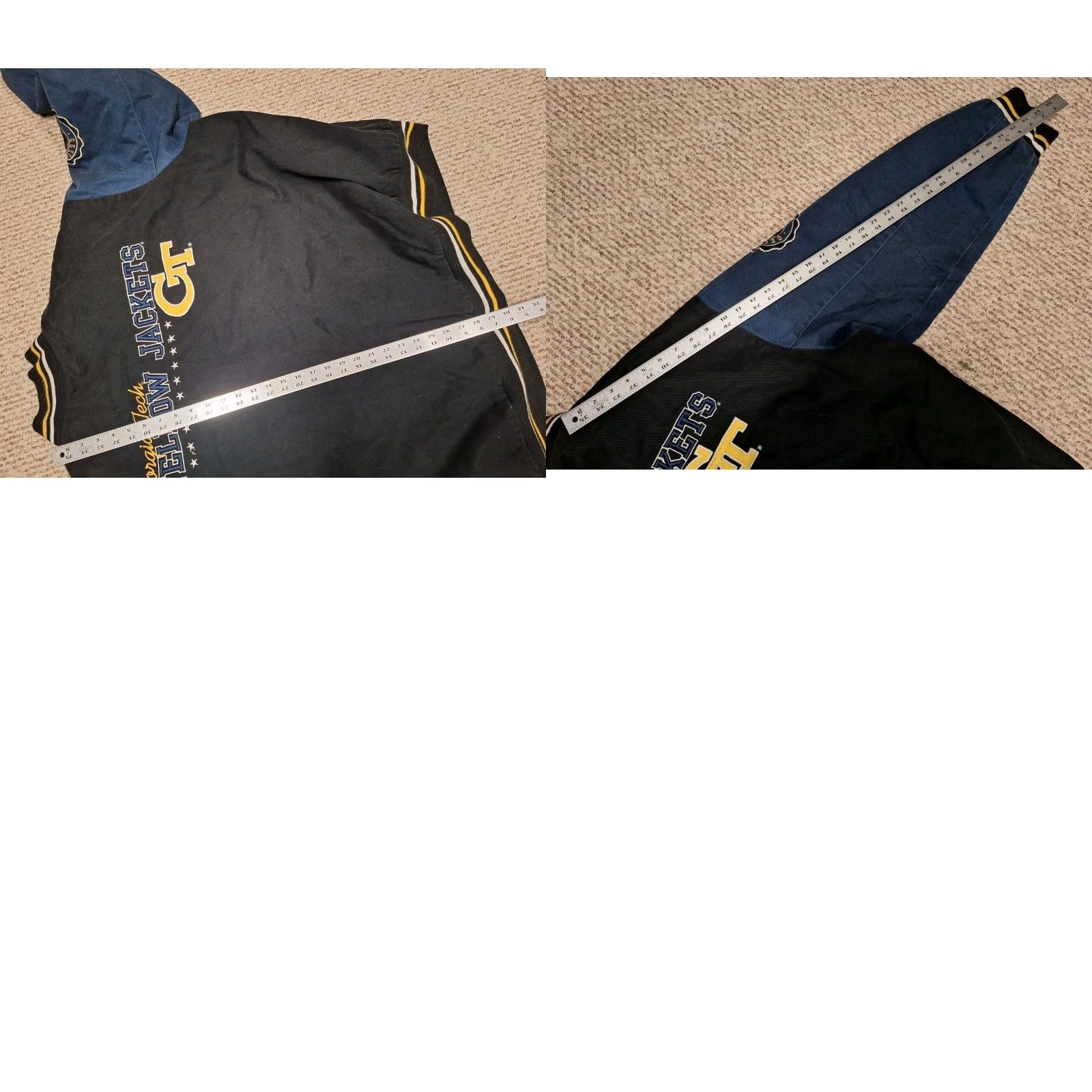 NCAA NCAA Georgia Tech Yellow Jackets Bomber Jacket 5XL Mens Multicolor Varsity 80s Read Size US XXL / EU 58 / 5 - 8 Thumbnail