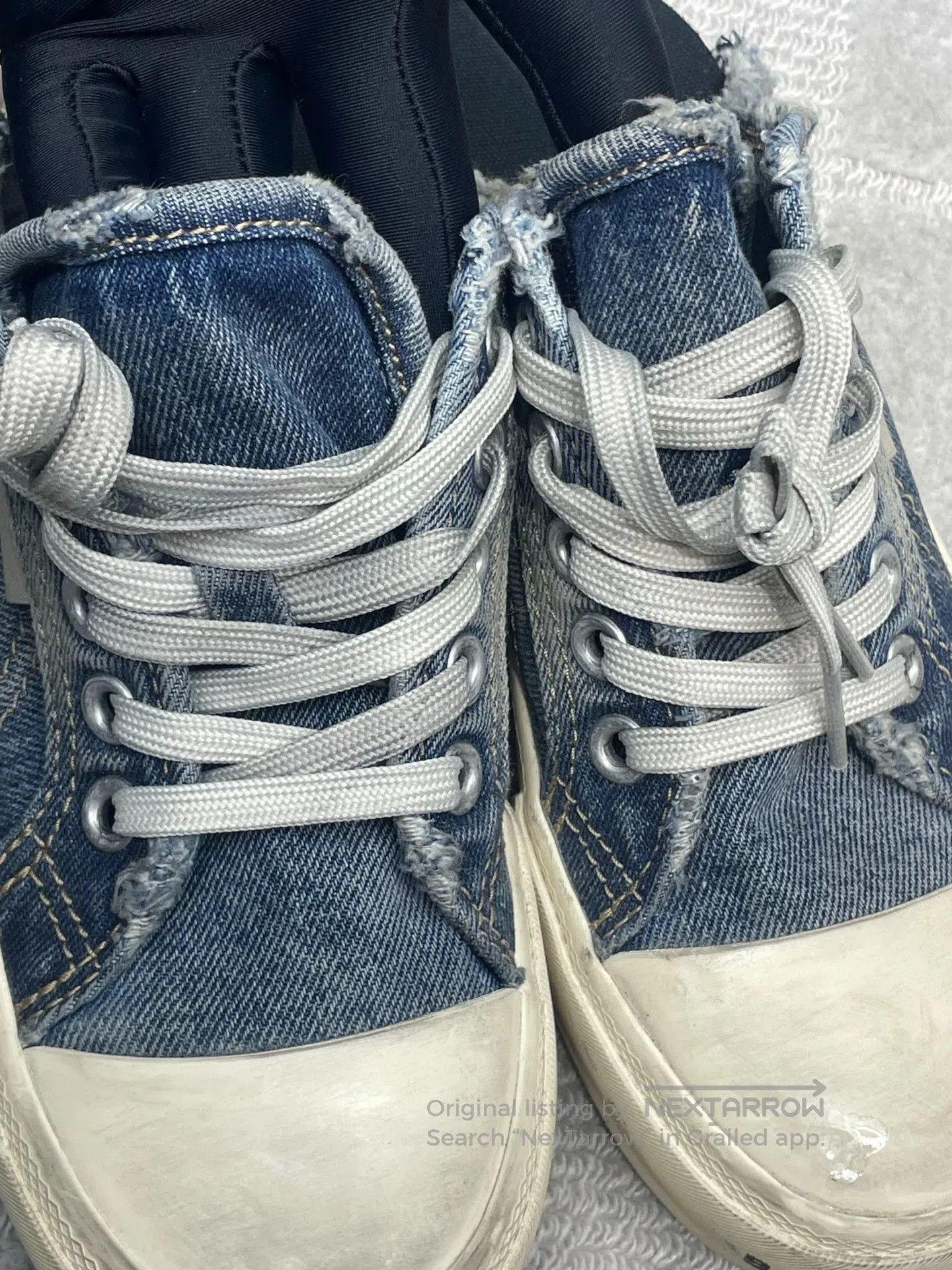 Balenciaga Balenciaga Denim Distressed Casual Mules. Size US 6 / IT 36 - 7 Thumbnail