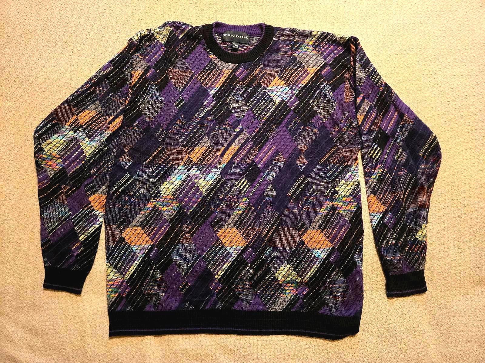 Tundra XL Vintage 90s Pattern Knit