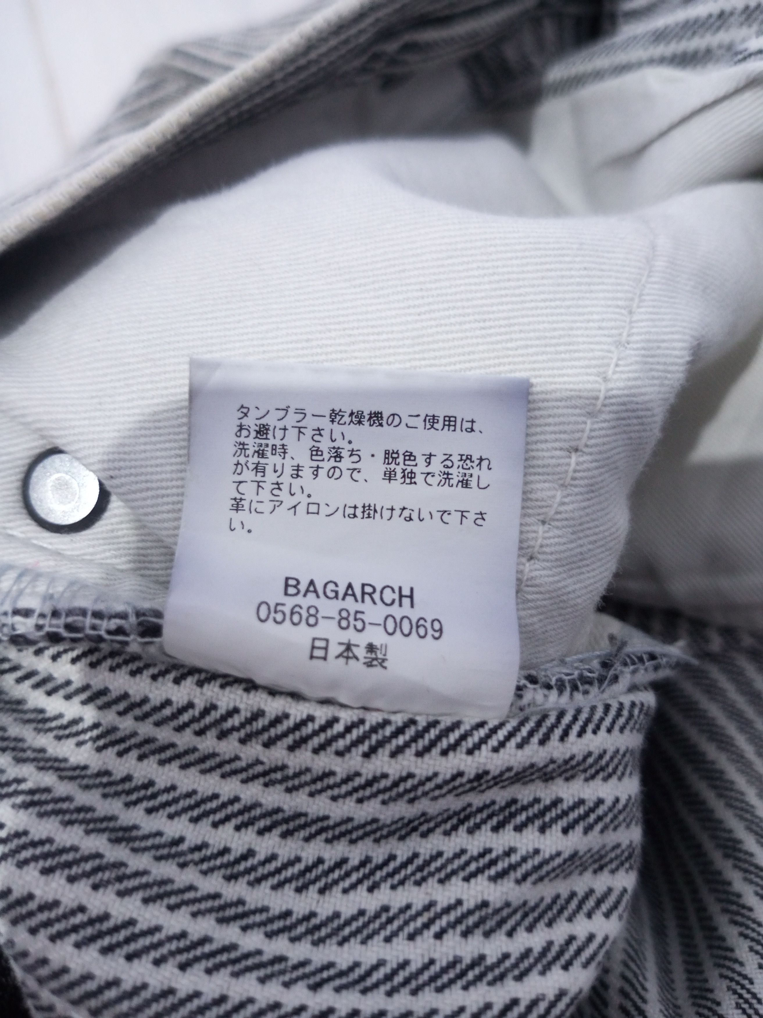 Japanese Brand Vintage japanese brand bagarch flare splashed denim jeans Size US 34 / EU 50 - 15 Thumbnail