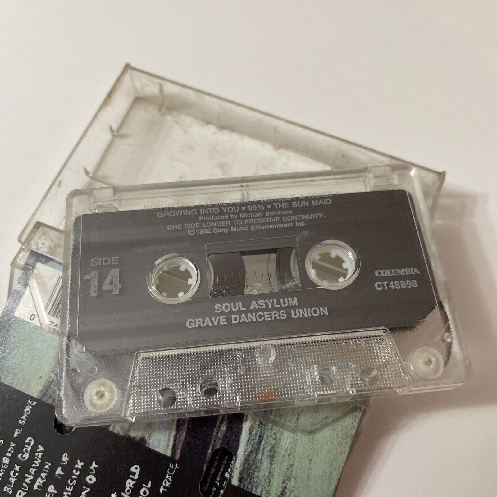 Vintage 1992 Soul Asylum Grave Dancers Union Cassette GUC Rare Size ONE SIZE - 7 Thumbnail