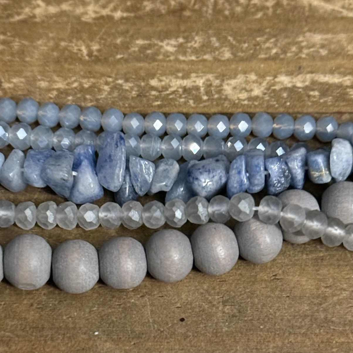 Other Gray multi strand mixed bead and agate chip toggle bracelet Size ONE SIZE - 3 Thumbnail