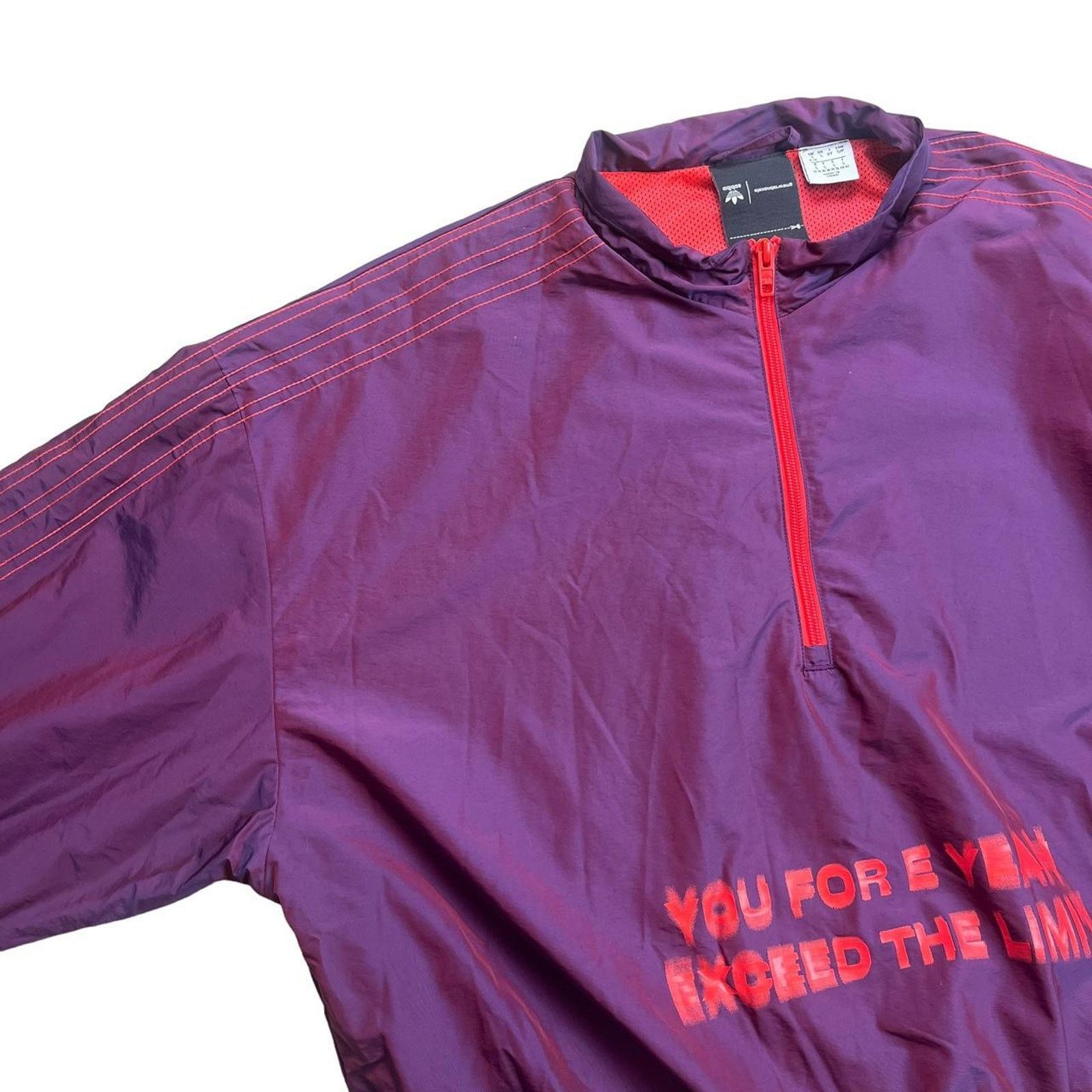 Adidas Adidas x Alexander Wang Purple Track Pullover Size S / US 4 / IT 40 - 3 Thumbnail