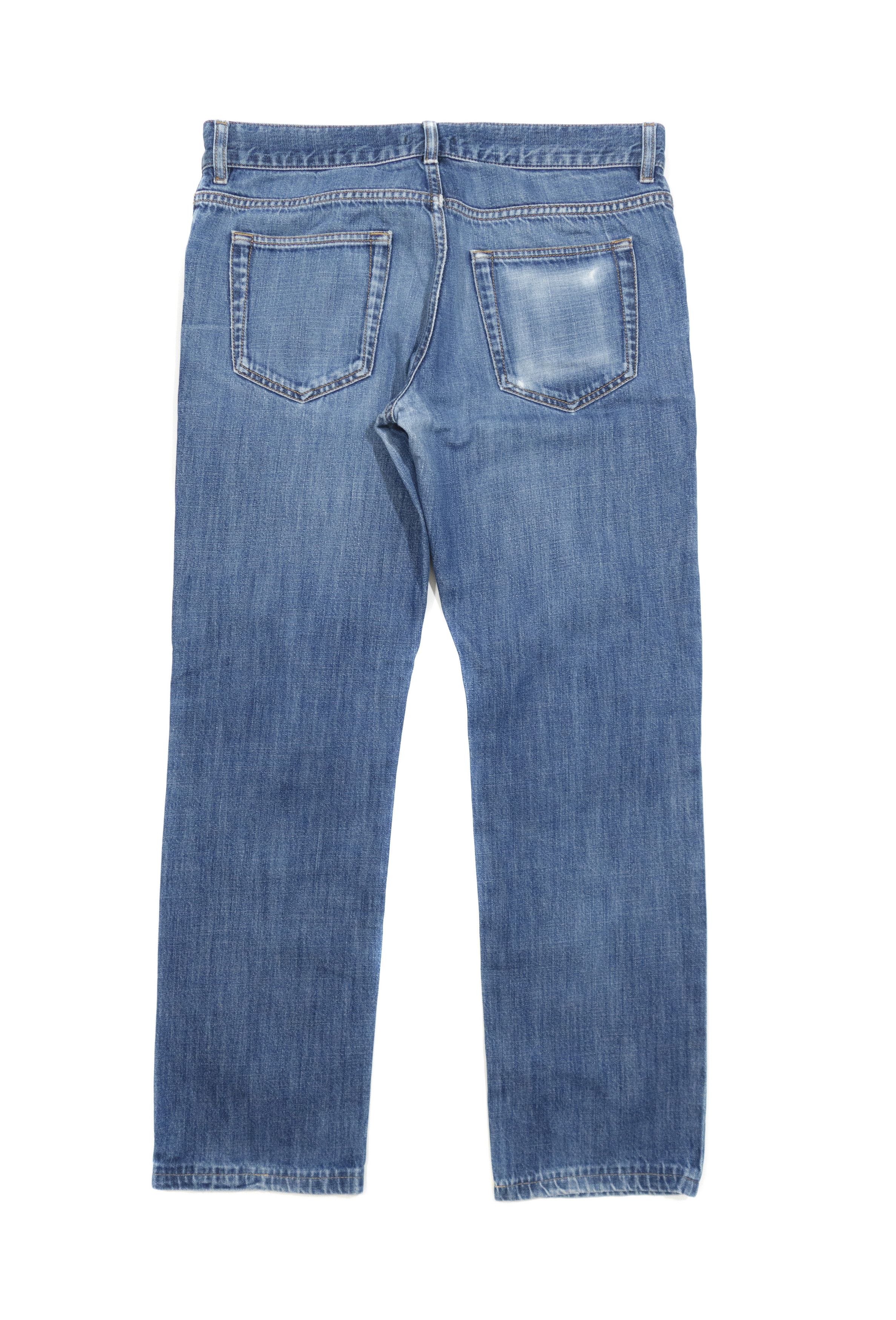 Prada Tight Fit Washed Denim Jeans 2014 Size US 32 / EU 48 - 2 Thumbnail