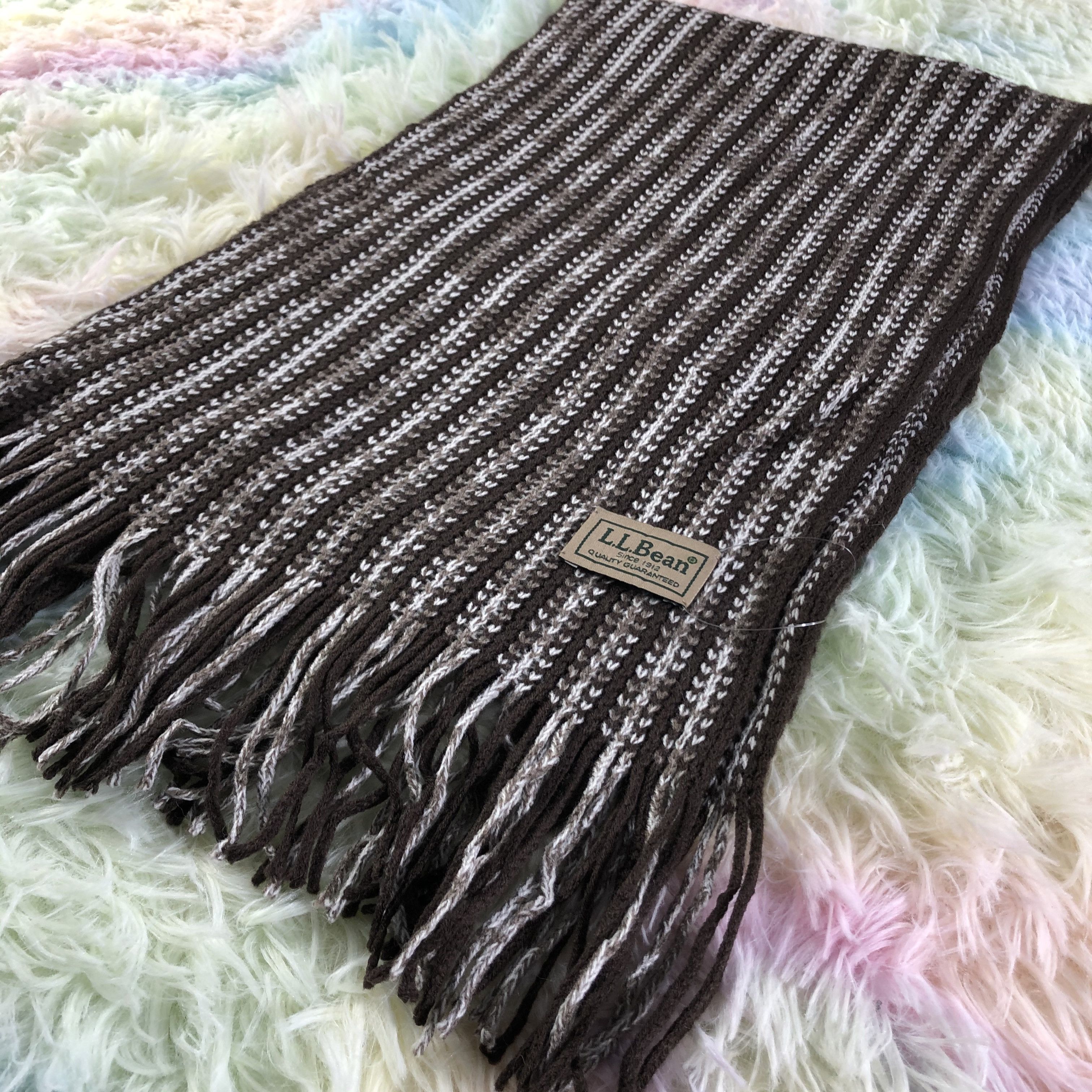 L.L. Bean × Vintage L.L. Bean Scarf / Muffler / Neckwear - KM318 Size ONE SIZE - 3 Thumbnail