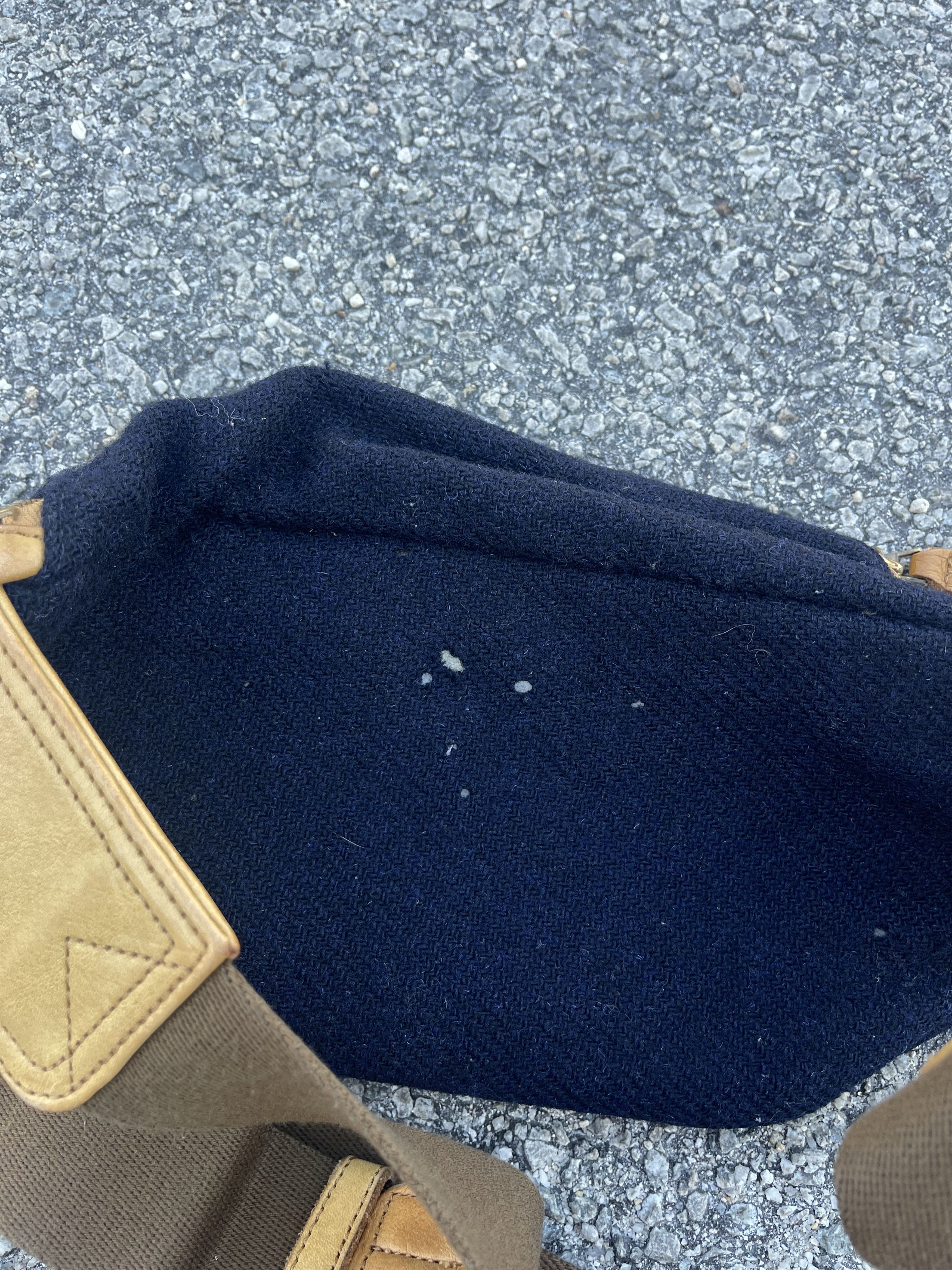 Harris Tweed Masterpiece X Harris Tweed Wool Waistbag Blue Black Size ONE SIZE - 11 Thumbnail