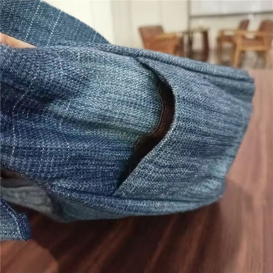Japanese Brand × Vintage Large Capasity Denim Jean Hobo Bag Size ONE SIZE - 7 Thumbnail