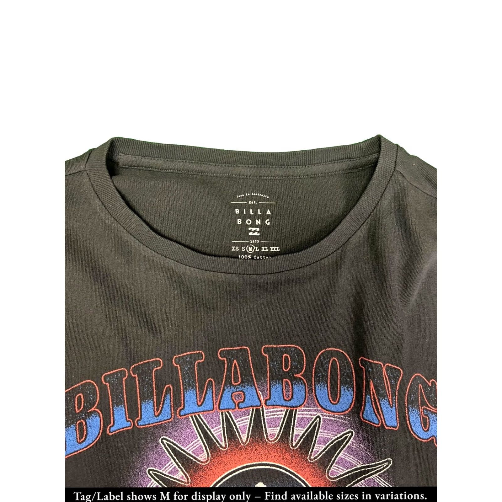 Billabong VINTAGE Billabong Shirt Womens Vary Black Women World Tour Graphic Print Tee S01 Size XS / US 0-2 / IT 36-38 - 3 Thumbnail