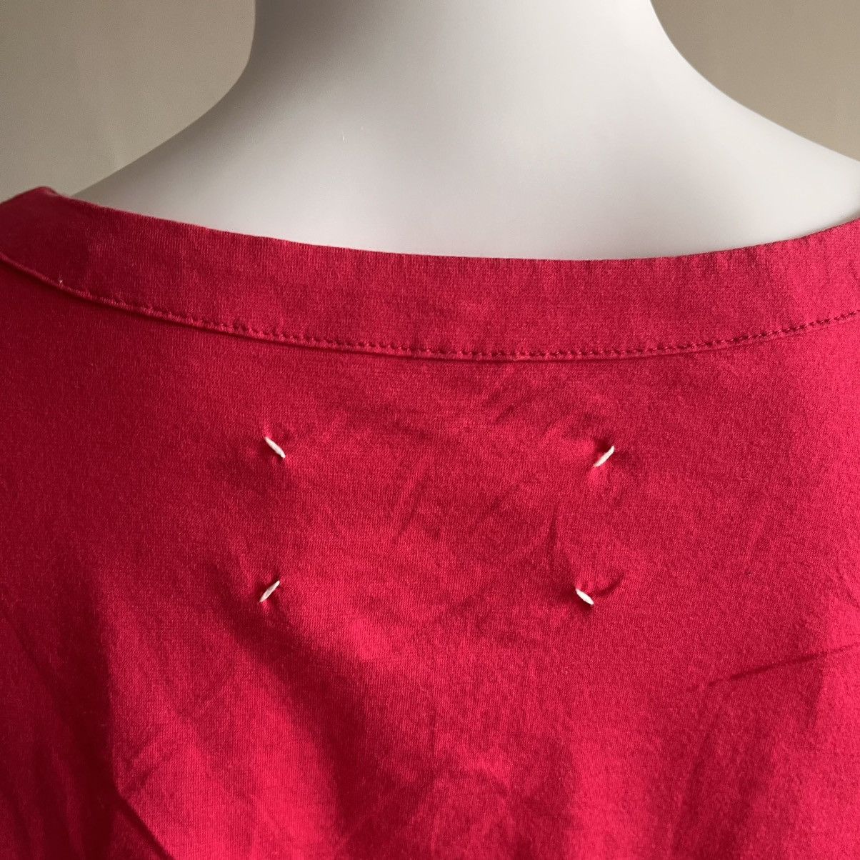 Maison Margiela Maison Martin Margiela Line 1 Stretch Hot Pink T Shirt Size M / US 6-8 / IT 42-44 - 8 Thumbnail