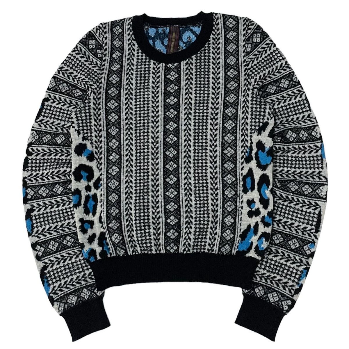 Maison MIHARA YASUHIRO Maison MIHARA YASUHIRO Mix Pattern Wool Knit Size US S / EU 44-46 / 1 - 4 Thumbnail