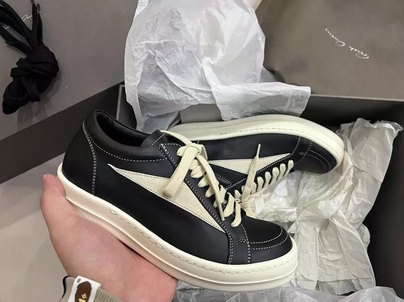 Rick Owens Rick owens Main line leather surface infringement vans sho Size US 6 / IT 36 - 1 Thumbnail