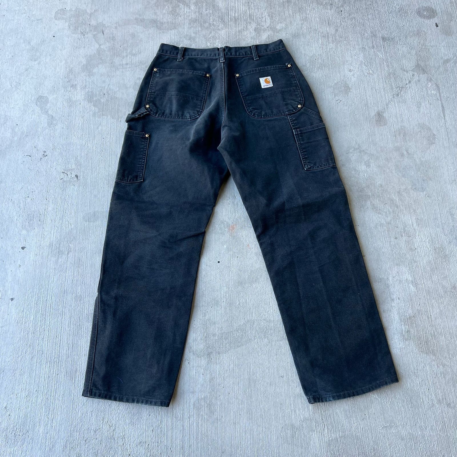 Carhartt × Vintage Carhartt black double knee work wear carpenter pants Size US 30 / EU 46 - 4 Thumbnail