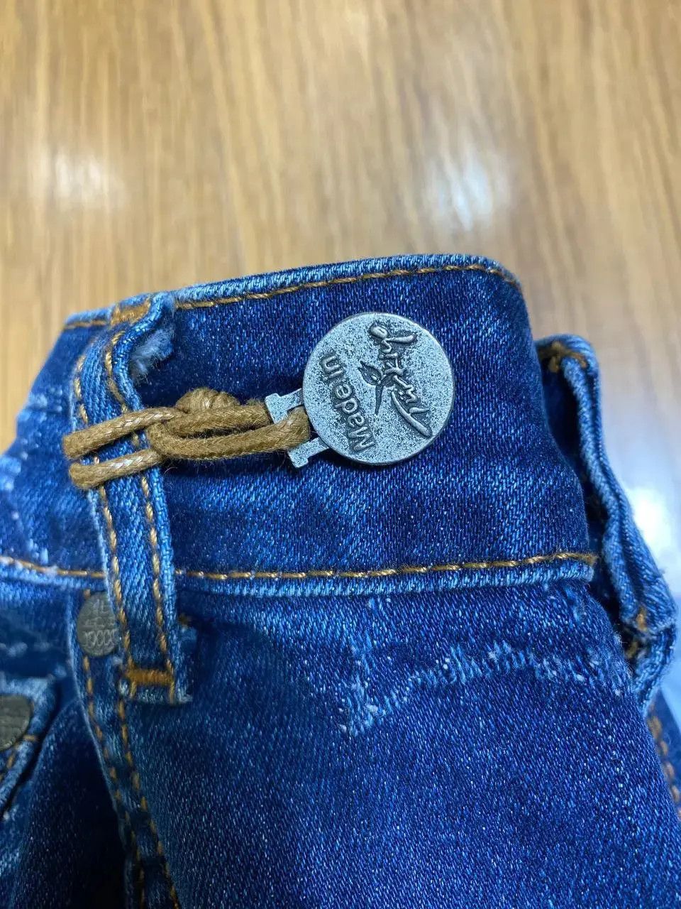 Japanese Brand Dirty Distressed Jeans Patchwork Painted Flared Baggy Size US 32 / EU 48 - 13 Thumbnail