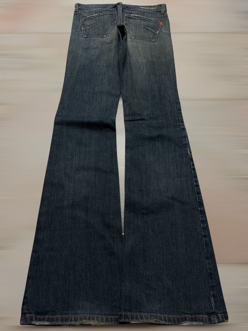Japanese Brand VINTAGE 2000s JAMES MUD WASHED BELL BOTTOM Size US 27 - 1 Thumbnail