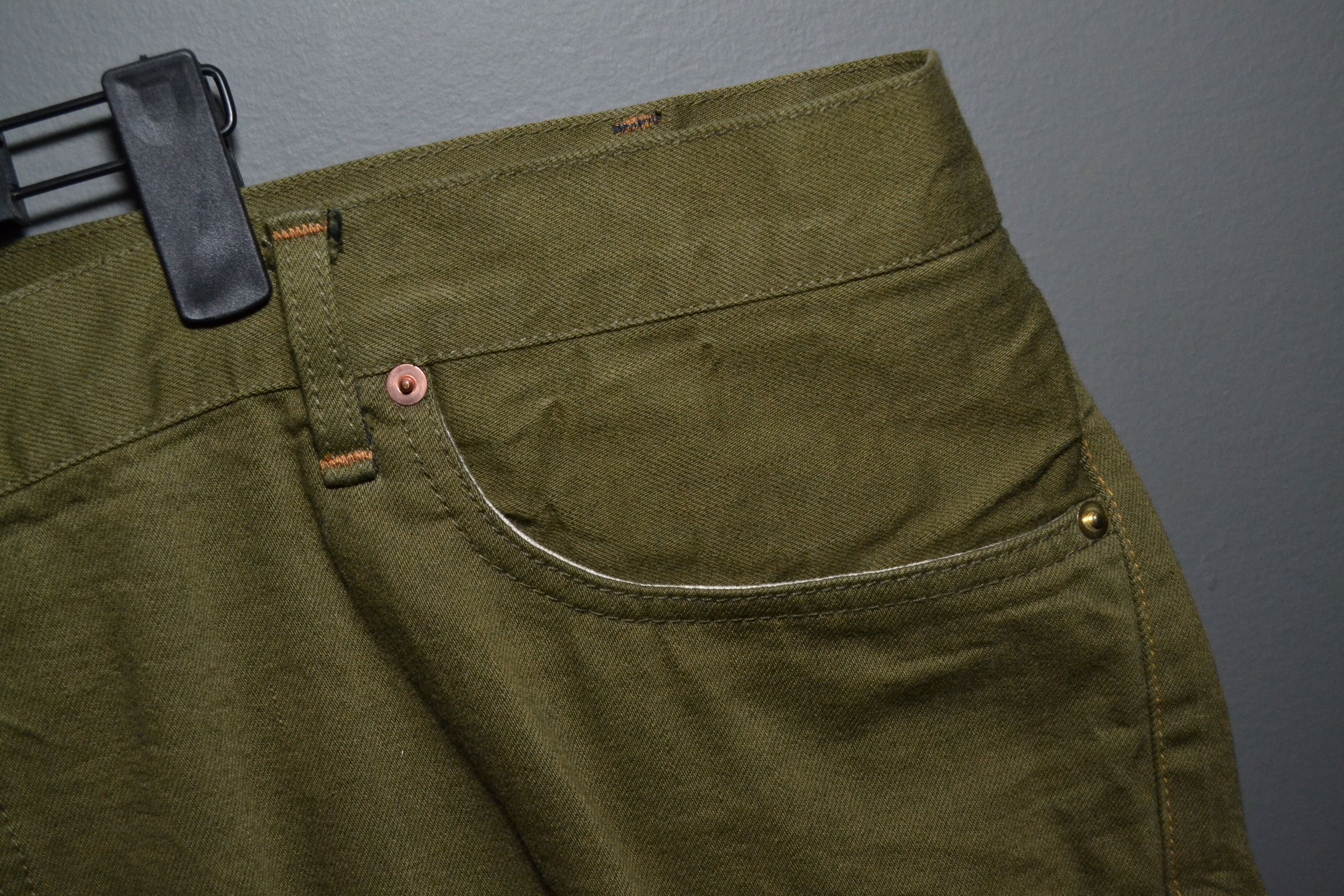 Schaeffers Garment Hotel Schaeffer's Garment Hotel Green Selvedge Jeans Bespoke 51 Size US 44 / EU 60 - 3 Thumbnail