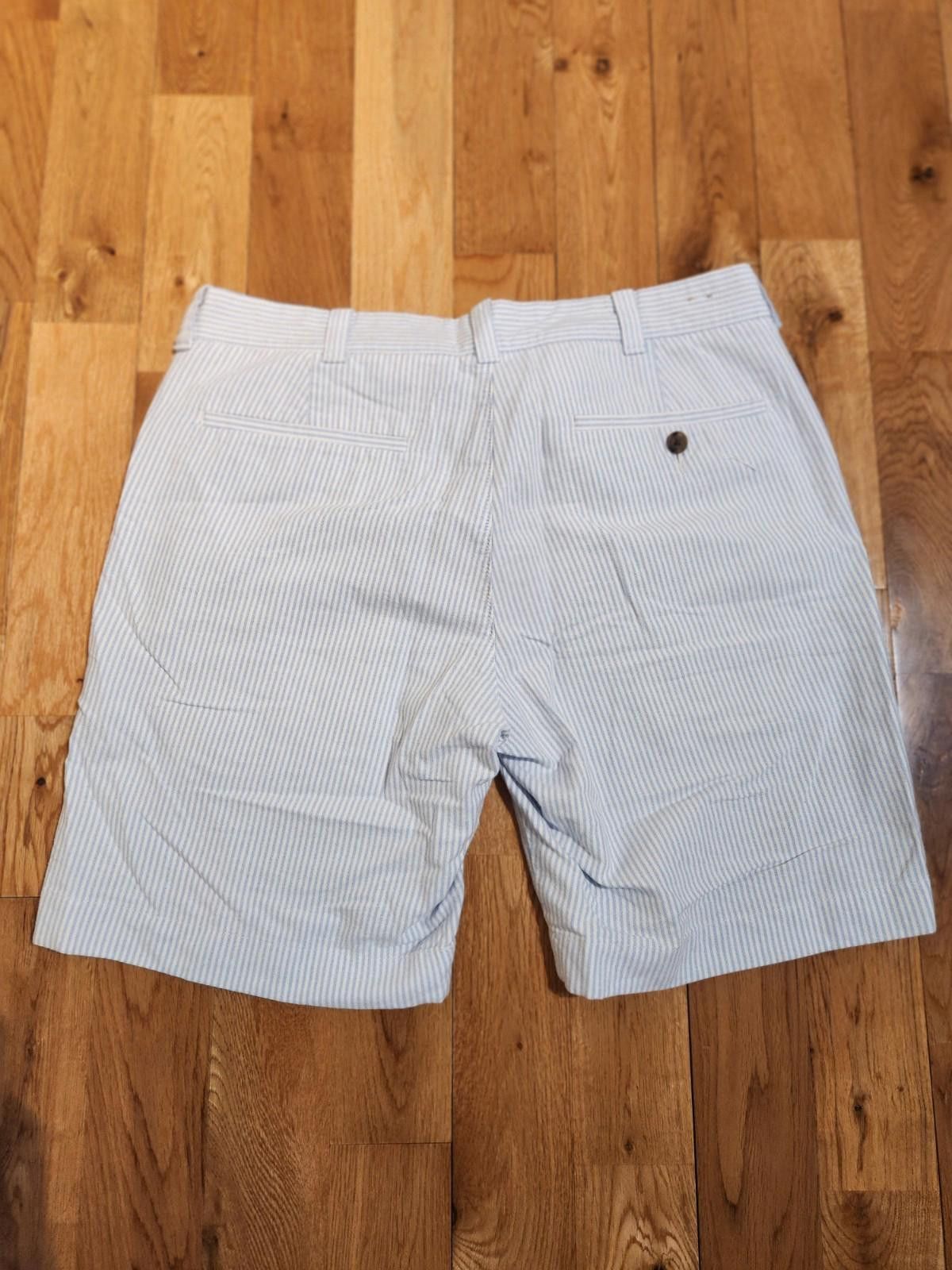 J.Crew Vintage J.Crew Seersucker Men's Chino Short 32 Size US 32 / EU 48 - 4 Thumbnail