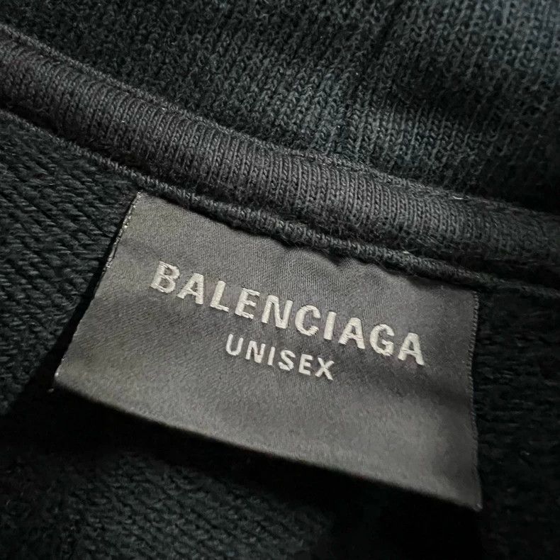 Balenciaga Balenciaga Black Double B Pattern Printed Unicorn Hoodie Size US M / EU 48-50 / 2 - 3 Thumbnail