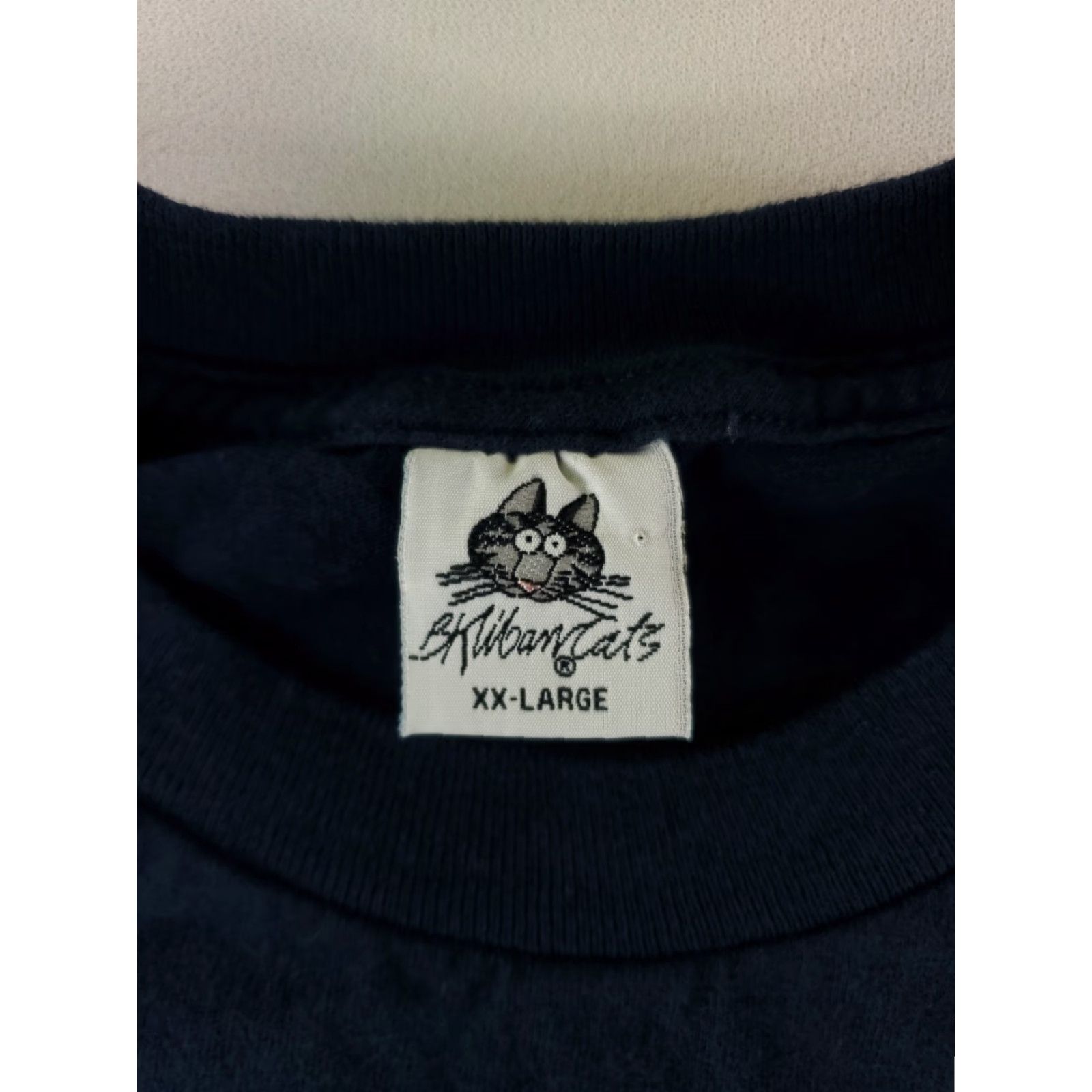 Vintage VINTAGE B Kilban Cats T Shirt 2XL Mens Short Sleeve Black Maui Blue Surf The Net 90s Cats T Shirt Size US XXL / EU 58 / 5 - 3 Thumbnail
