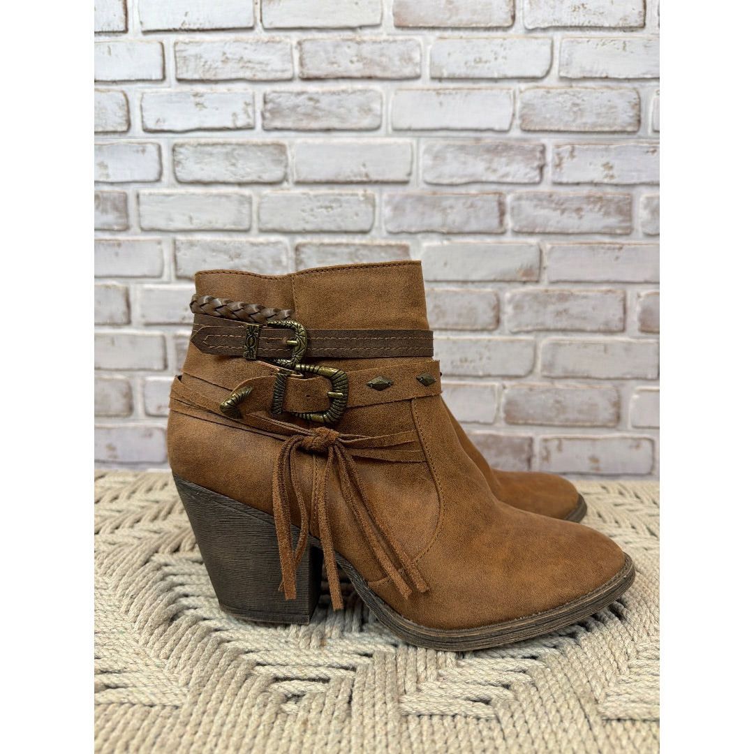 Other Jellypop Cowgirl booties, Brown, 9, Used - Excellent Size US 9 / IT 39 - 3 Thumbnail