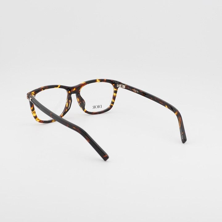 Dior Dior DIORESSENTIALO S2F 2400 Eyeglasses Havana 54mm Square Size ONE SIZE - 5 Thumbnail