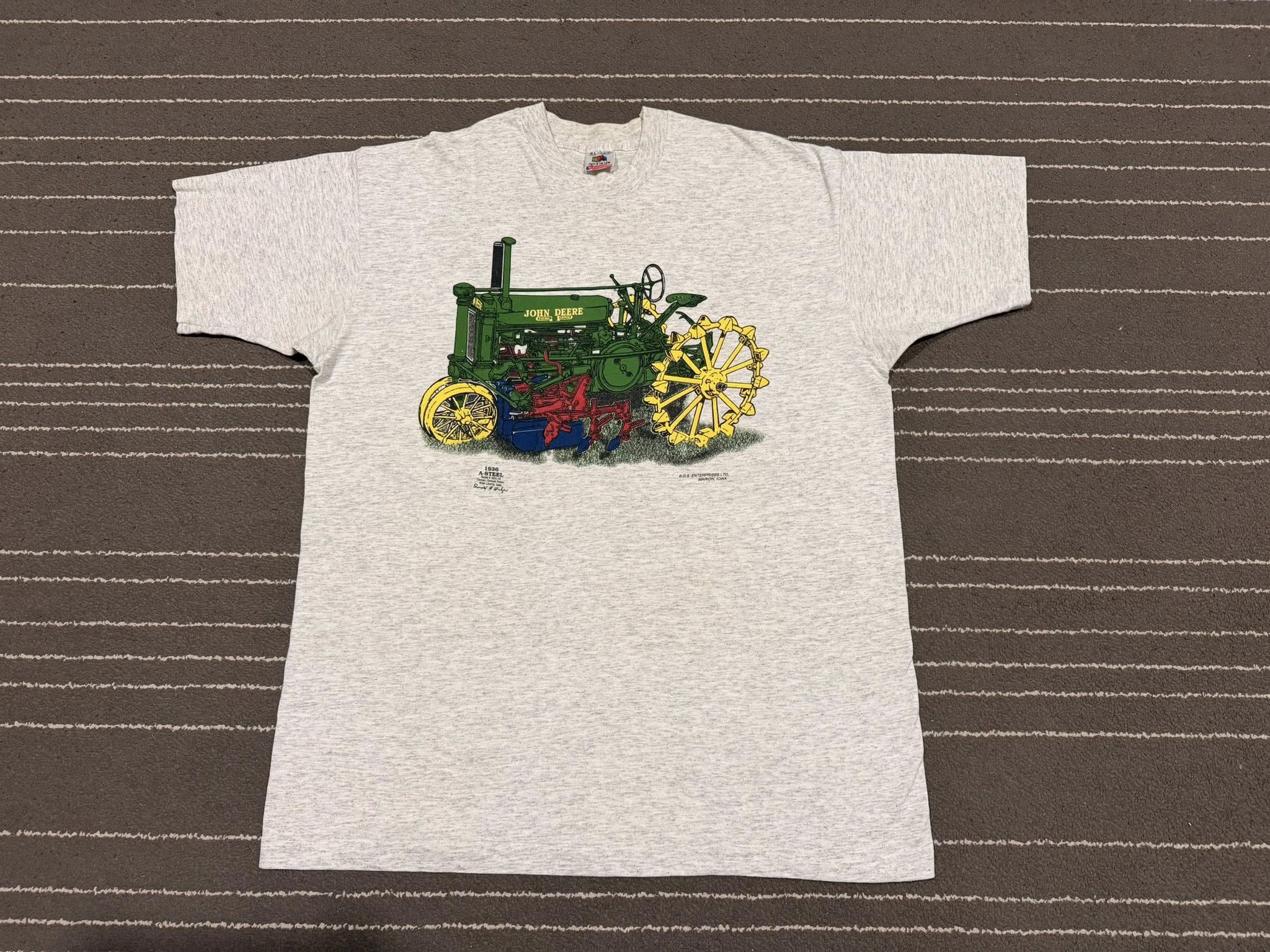Vintage JOHN DEERE 1936 A STEEL vintage FOTL tee L 2735 Size US L / EU 52-54 / 3 - 1 Thumbnail