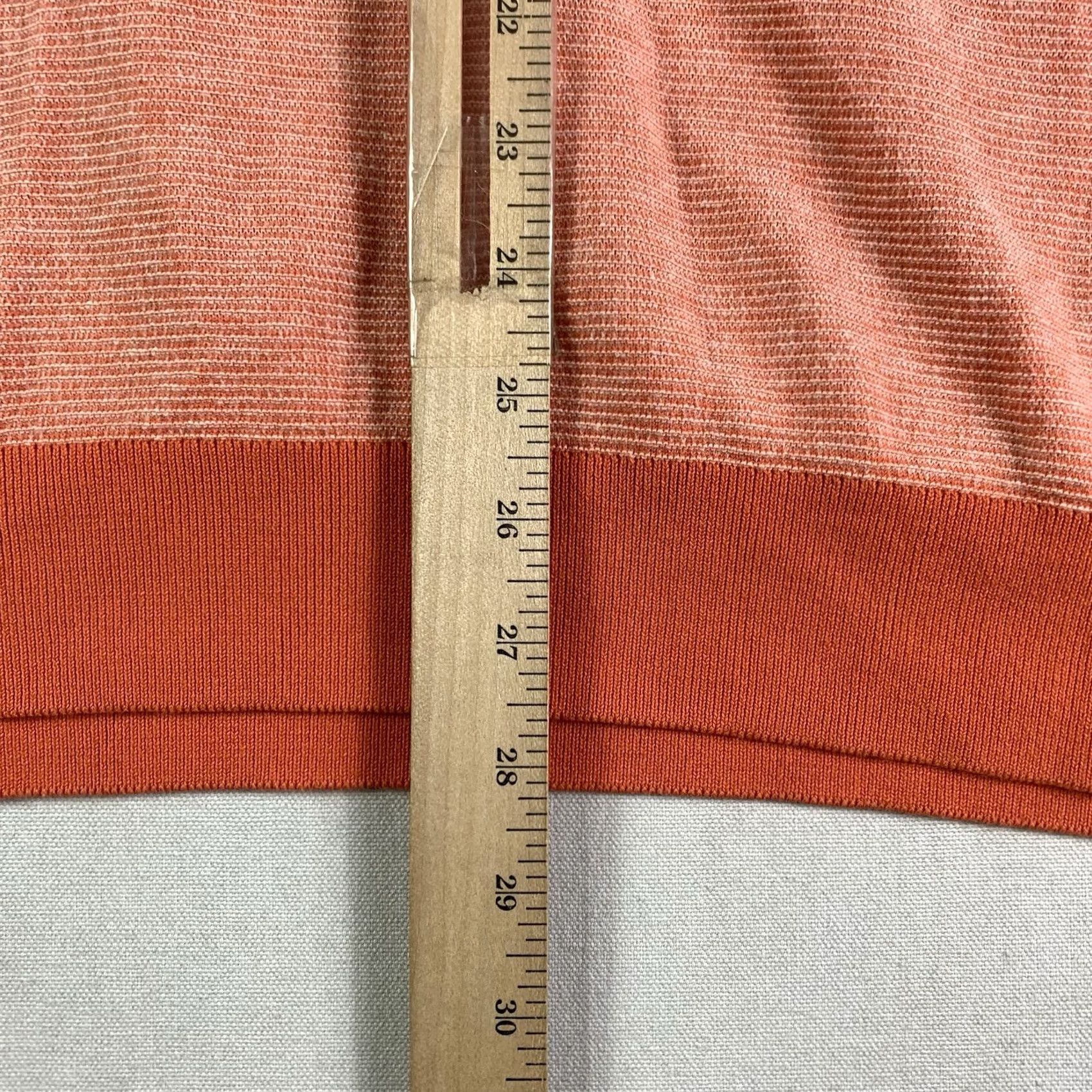 Ted Baker Ted Baker Sport Polo Shirt - Small Orange Short Sleeve Stripe Size US S / EU 44-46 / 1 - 3 Thumbnail