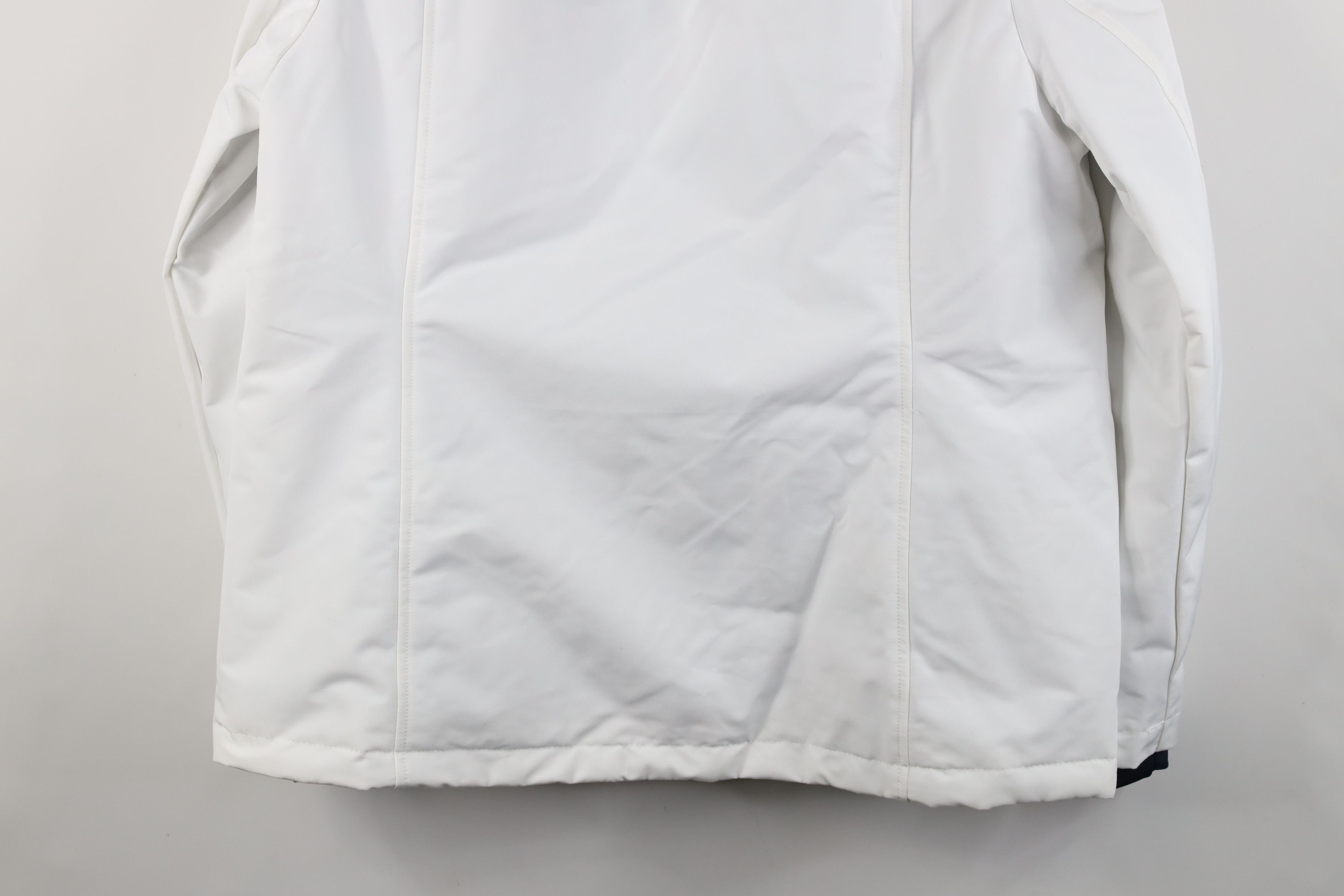 Tommy Hilfiger New Tommy Hilfiger Fleece Lined Full Zip Hooded Jacket White Size L / US 10 / IT 46 - 15 Thumbnail