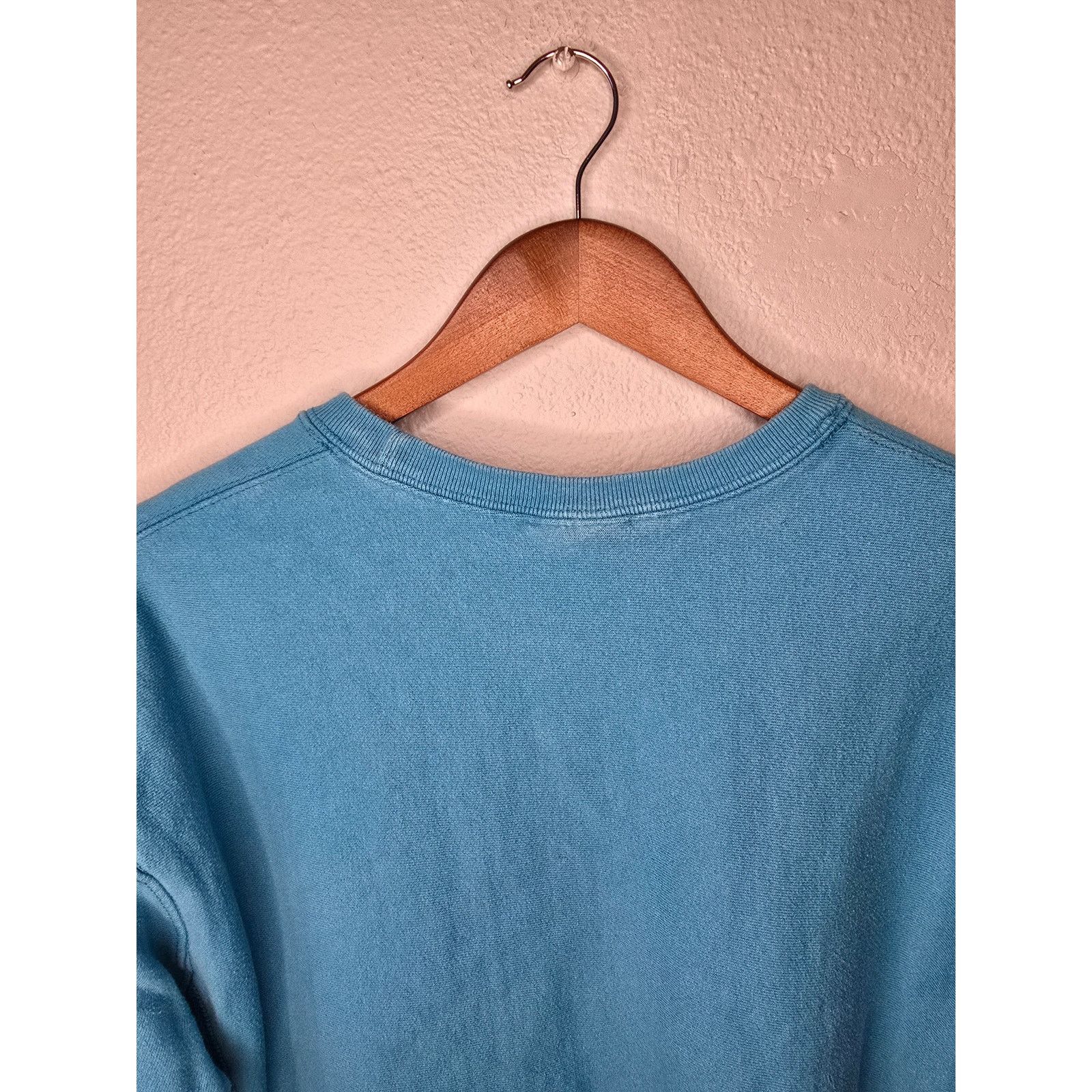 Champion Vintage Women Champion Reverse Weave Pullover Large Teal Size M / US 6-8 / IT 42-44 - 7 Thumbnail