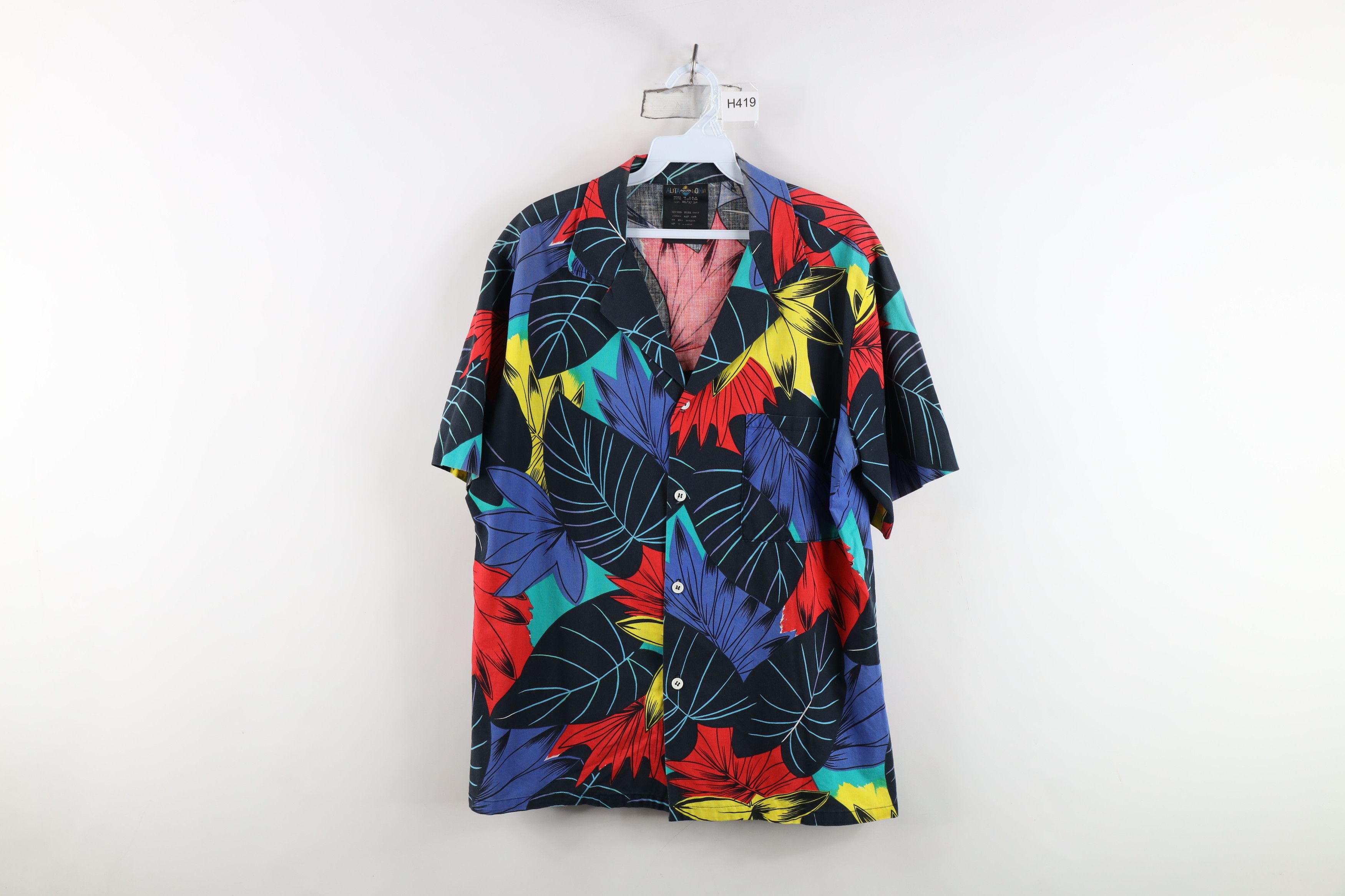 Vintage Vintage 60s 70s Streetwear Luau Camp Collar Button Shirt USA Size US M / EU 48-50 / 2 - 1 Thumbnail