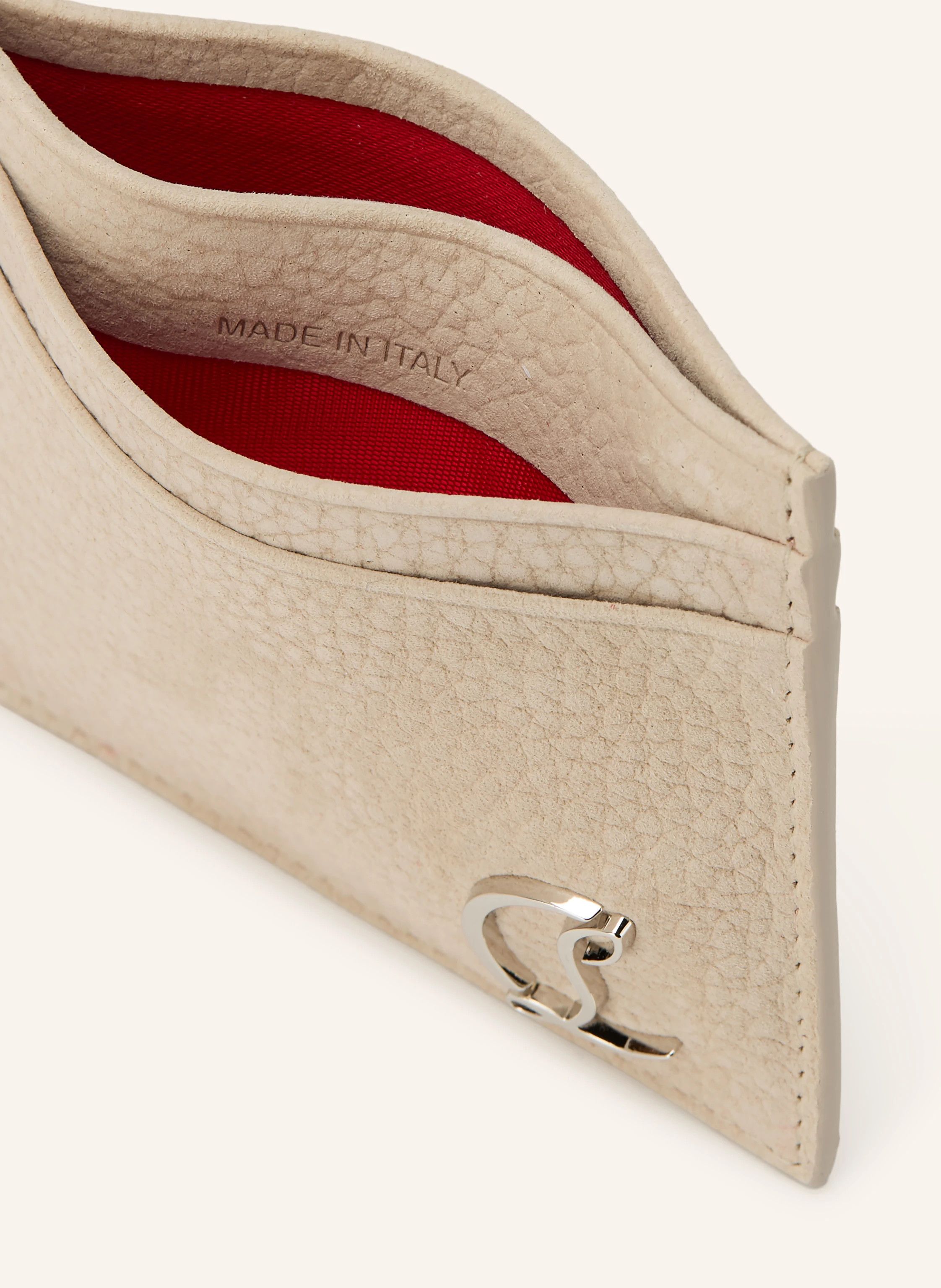 Christian Louboutin os11x0526 Size: OS / Mooncrest Card Case in Beige Size ONE SIZE - 2 Thumbnail