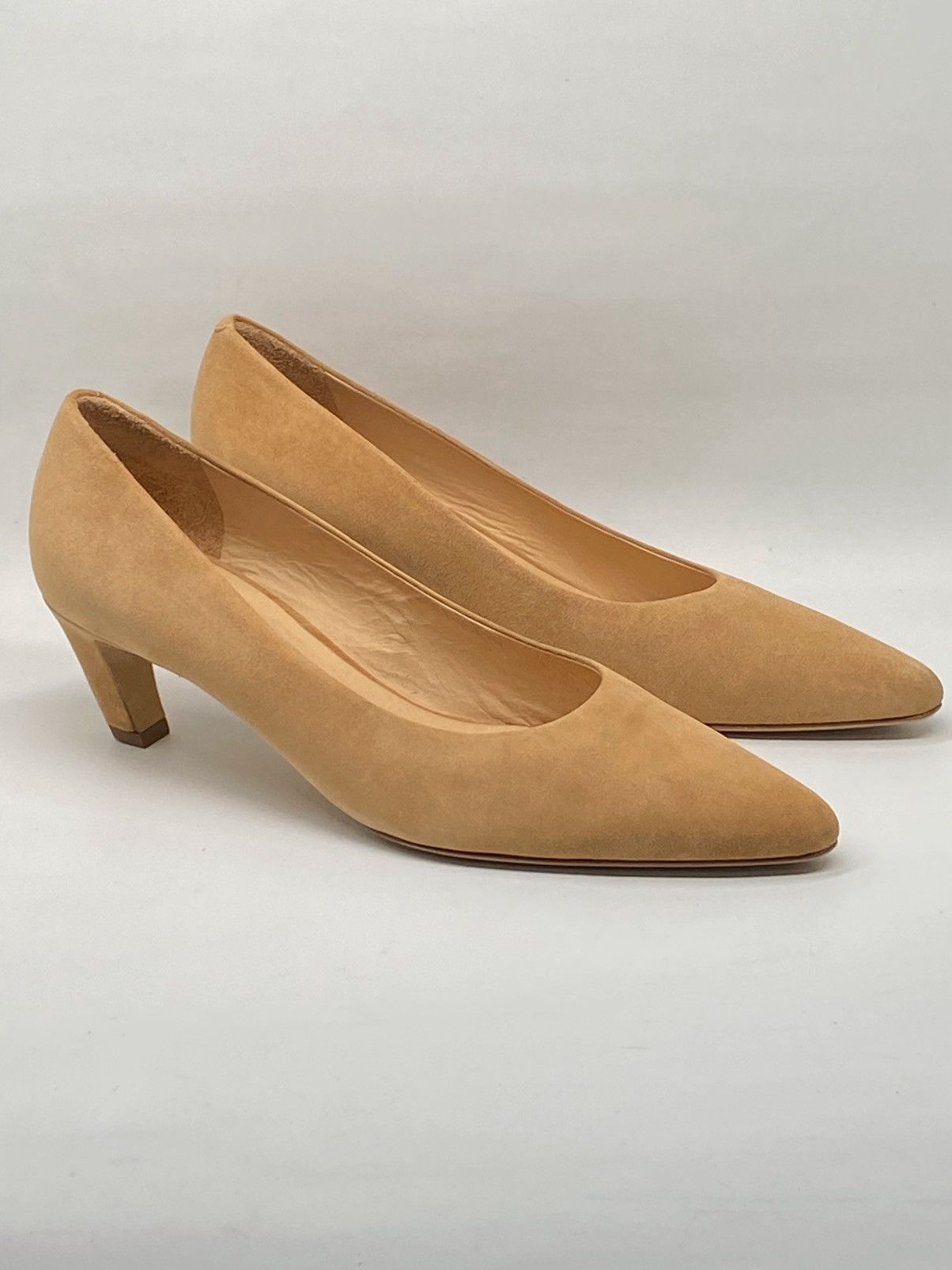 Gabriela Hearst Gabriela Hearst Peggy 50MM Suede Pumps size 40 Size US 10 / IT 40 - 1 Thumbnail