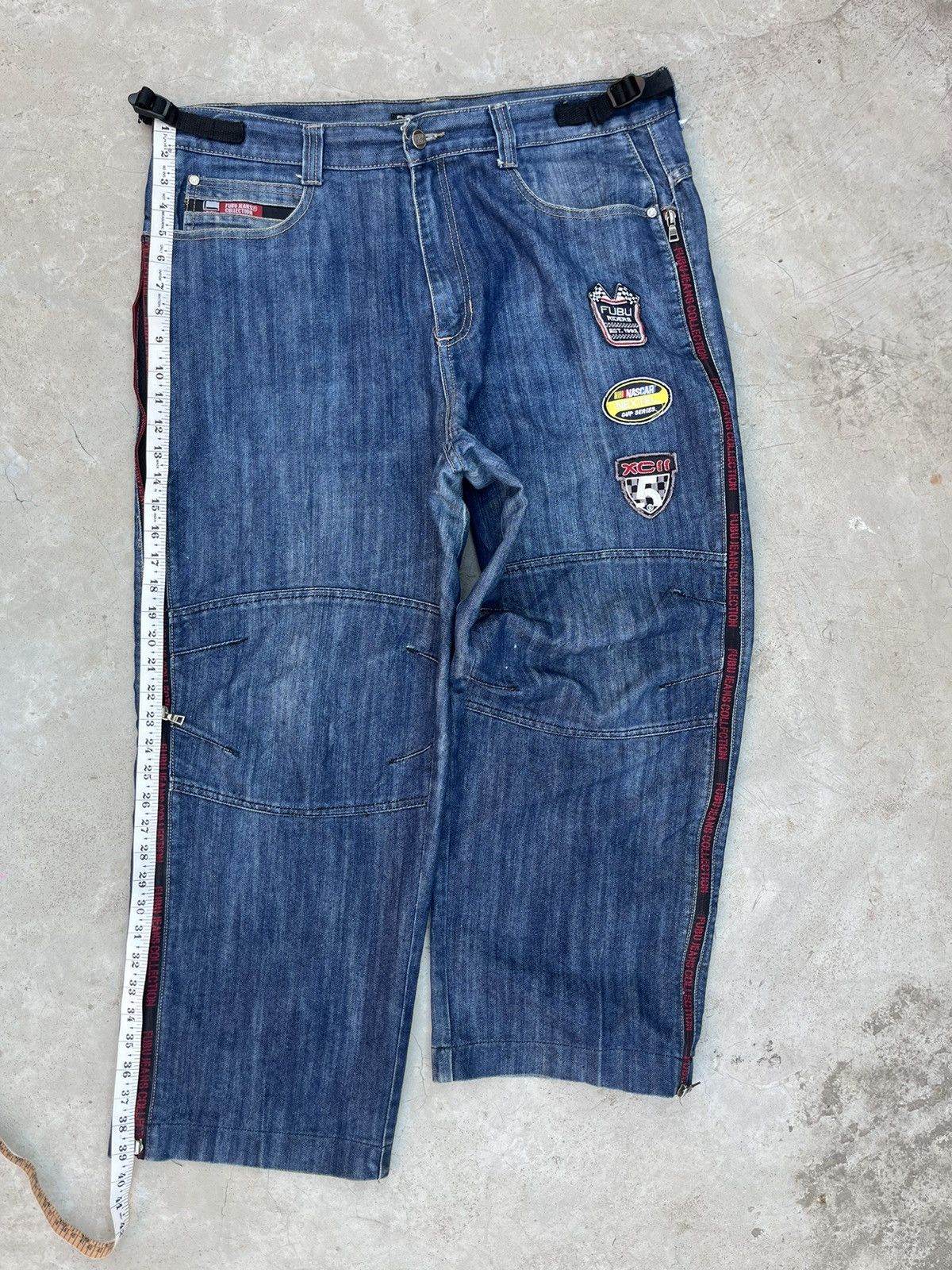 Fubu × Japanese Brand × Vintage CRAZY 90s FUBU NASCAR 🏎️ Size US 34 / EU 50 - 11 Thumbnail