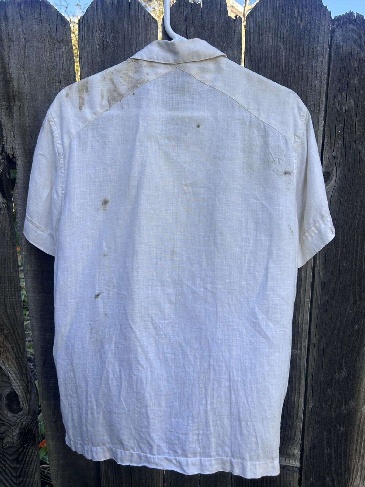 3sixteen 3sixteen Leaf Transfer Print Vacation Shirt (M) Size US M / EU 48-50 / 2 - 2 Thumbnail