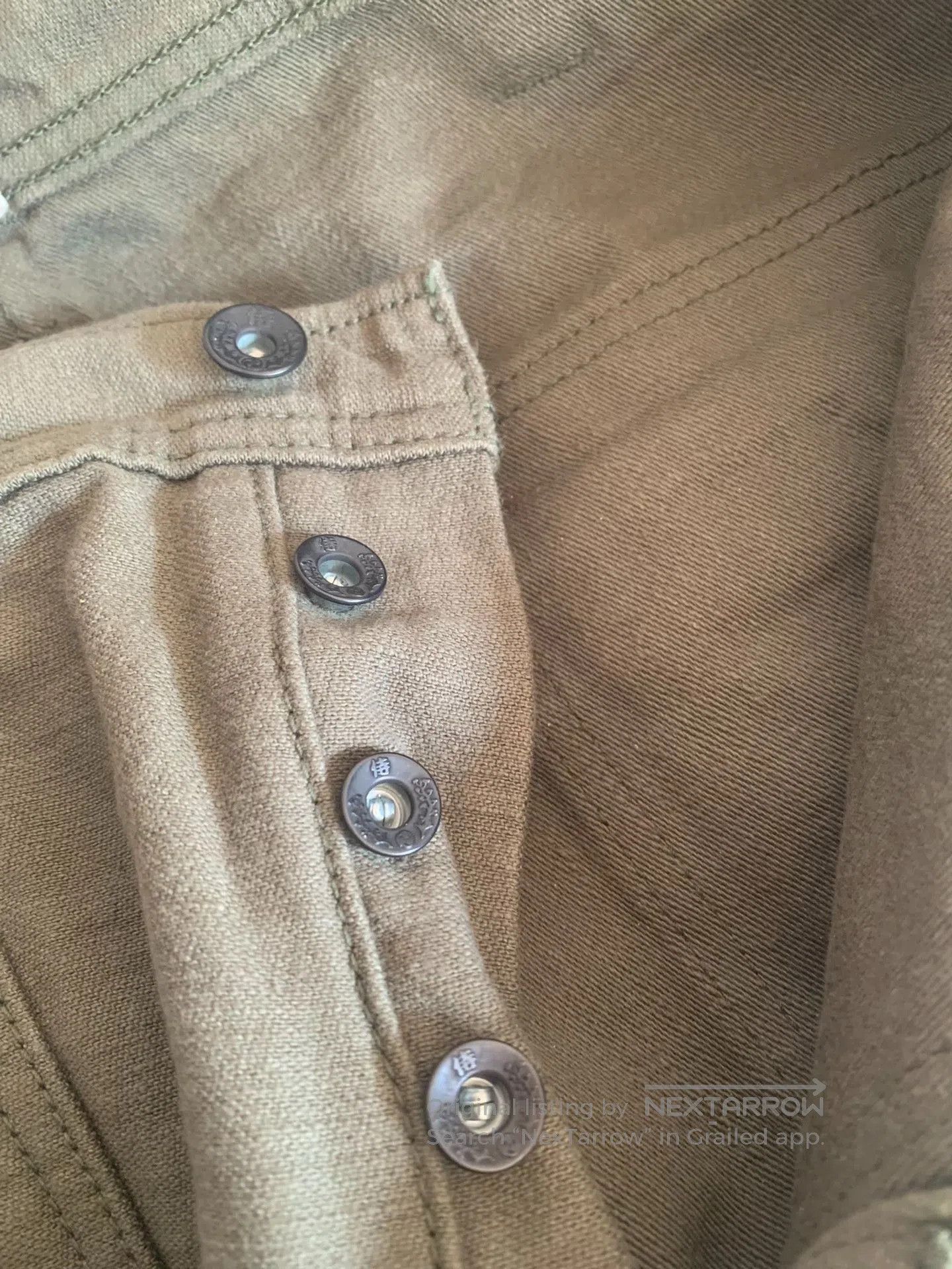 Samurai Jeans Samurai Jeans 52BPOG107 Olive Casual Pants. Size US 35 - 3 Thumbnail
