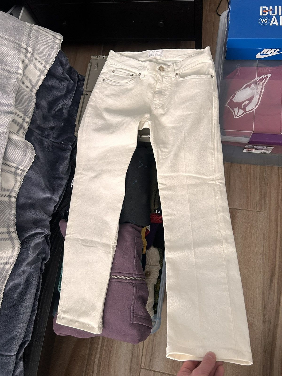 Acne Studios Ace White slim jeans Size US 29 - 6 Thumbnail