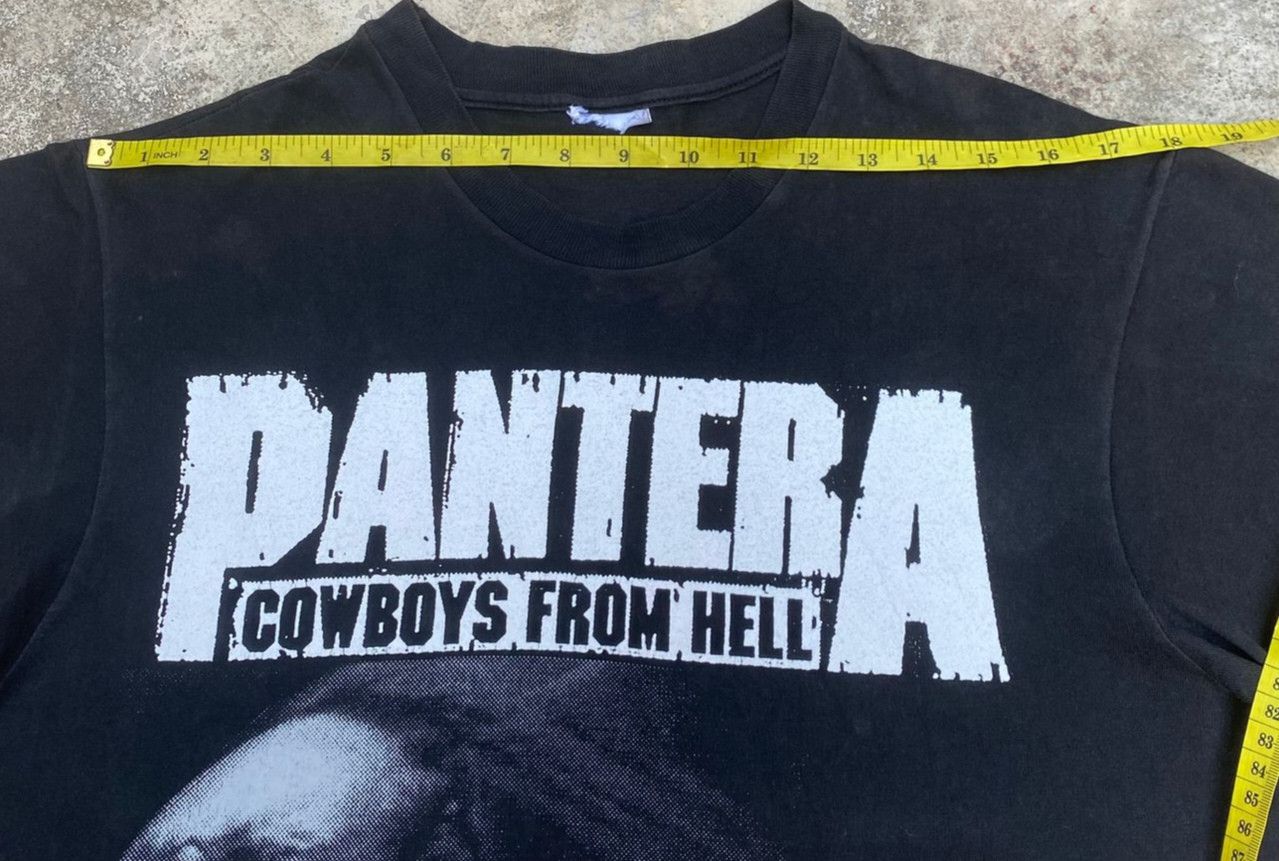 Band Tees Vintage 90s Pantera Cowboy From Hell Metal Band Tshirt Size US M / EU 48-50 / 2 - 4 Thumbnail