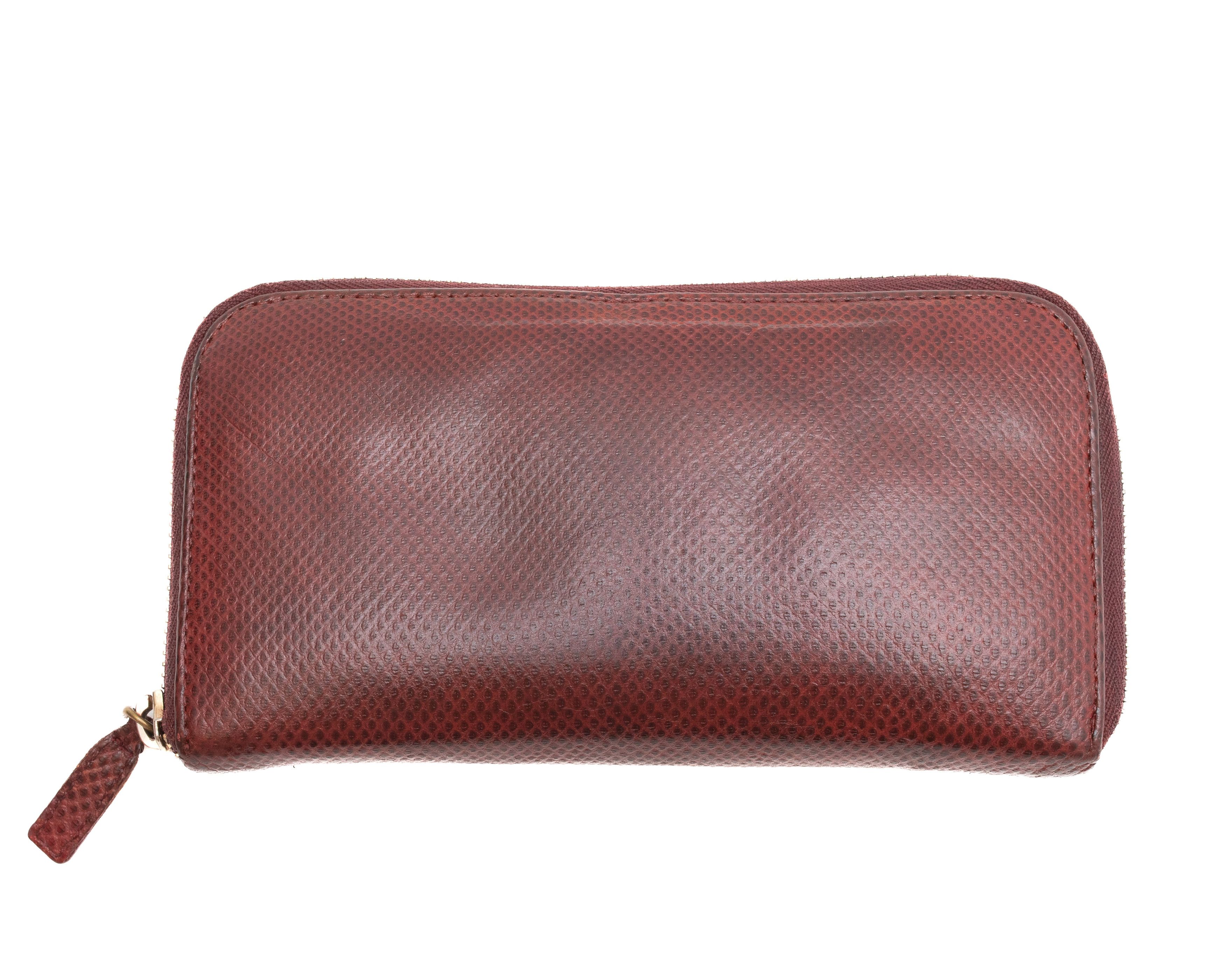 Marni MARNI Snakeskin Red Zip Around Wallet Size ONE SIZE - 1 Thumbnail