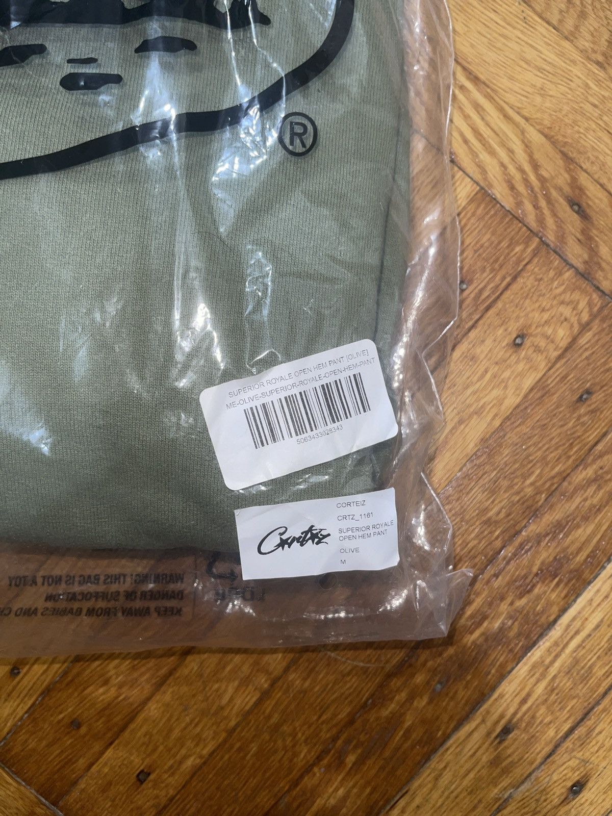 Corteiz CORTEIZ RTW SUPERIOR ROYALE OPEN HEM PANT - OLIVE Size US 32 / EU 48 - 3 Thumbnail