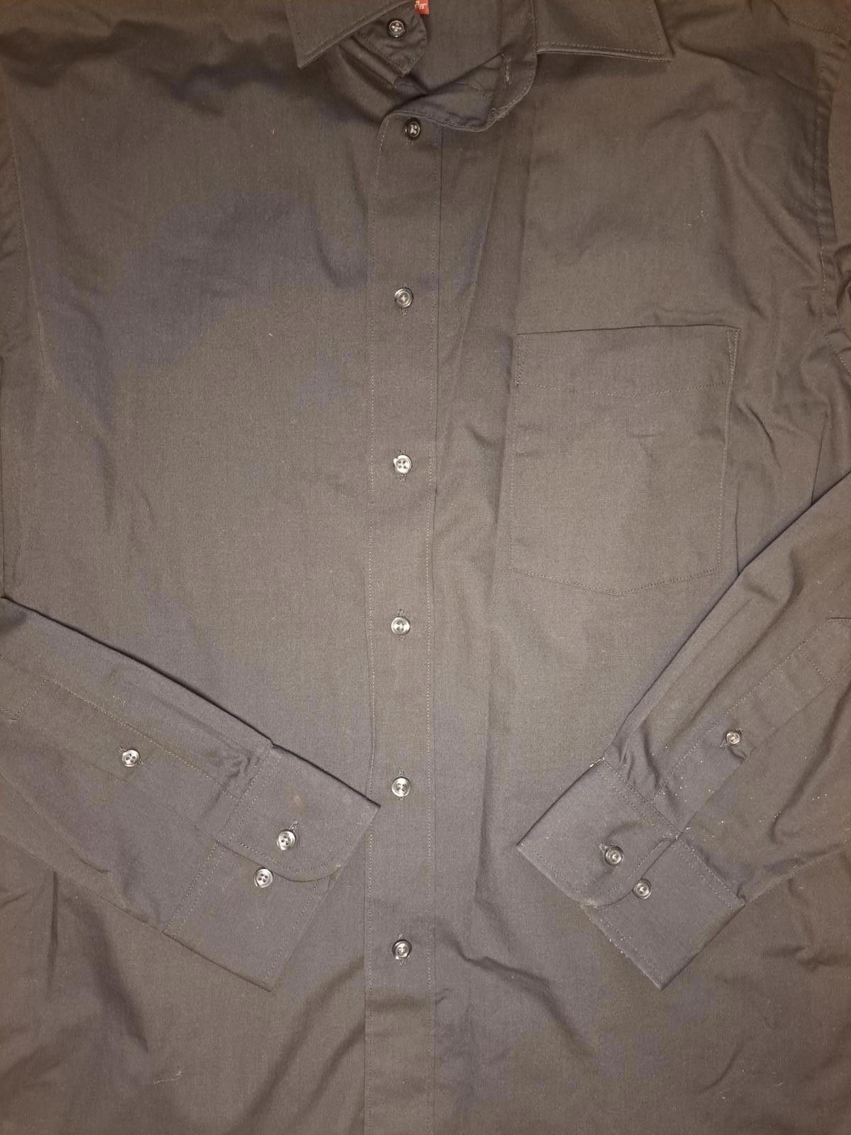 Covington Covington Dress Shirt Mens Medium 16-32/33 Black Cotton Size 38R - 3 Thumbnail